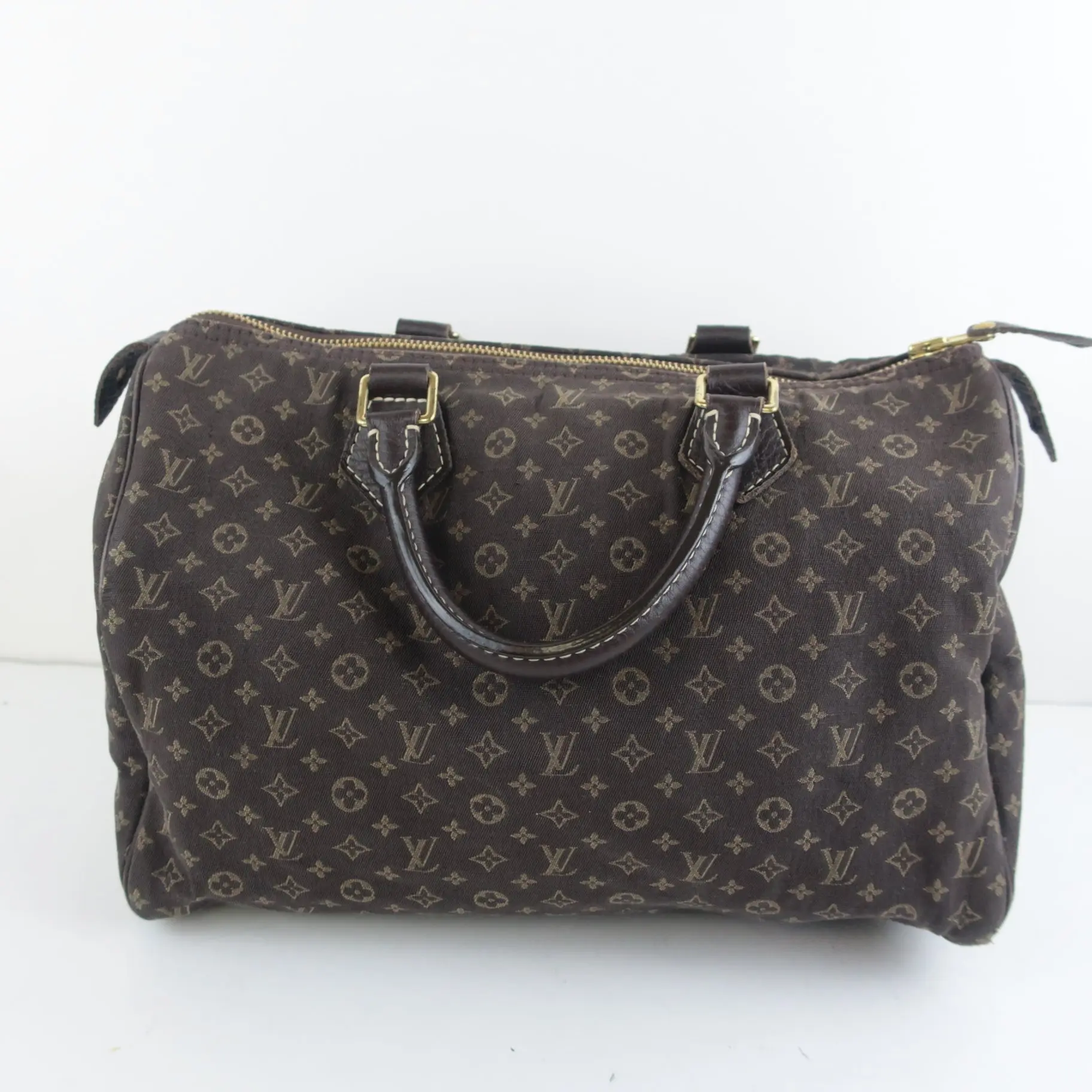 Louis Vuitton Limited Edition Mini Lin Speedy Denim Bag - Image 4