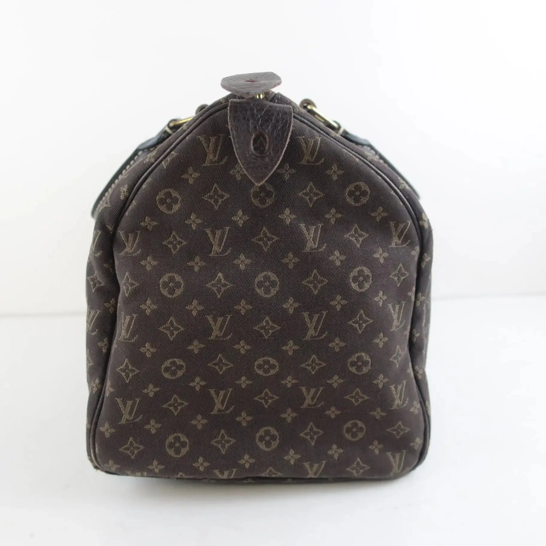 Louis Vuitton Limited Edition Mini Lin Speedy Denim Bag - Image 6