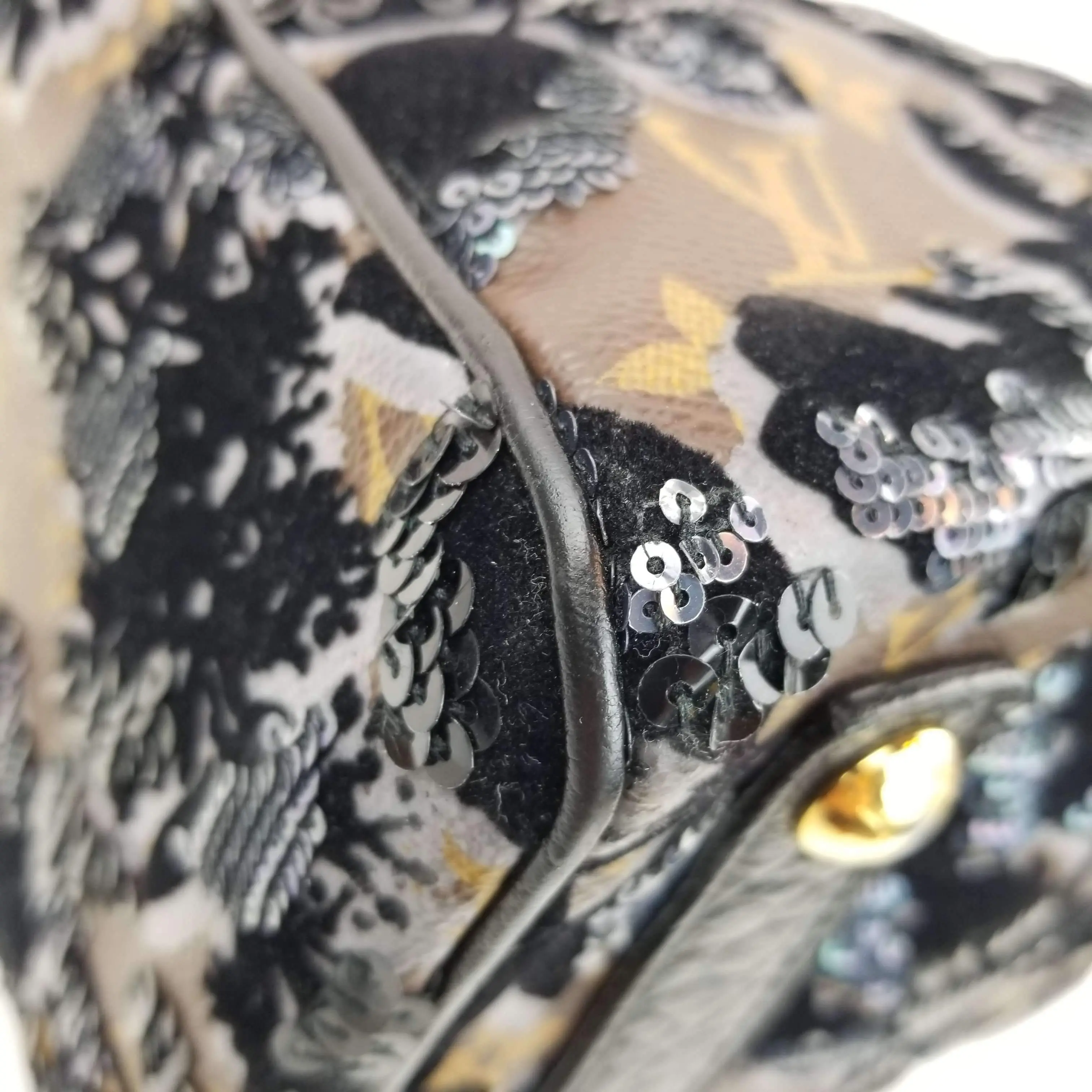 Louis Vuitton Limited Edition Monogram Fleur de Jais Speedy 30 Bag - Image 15