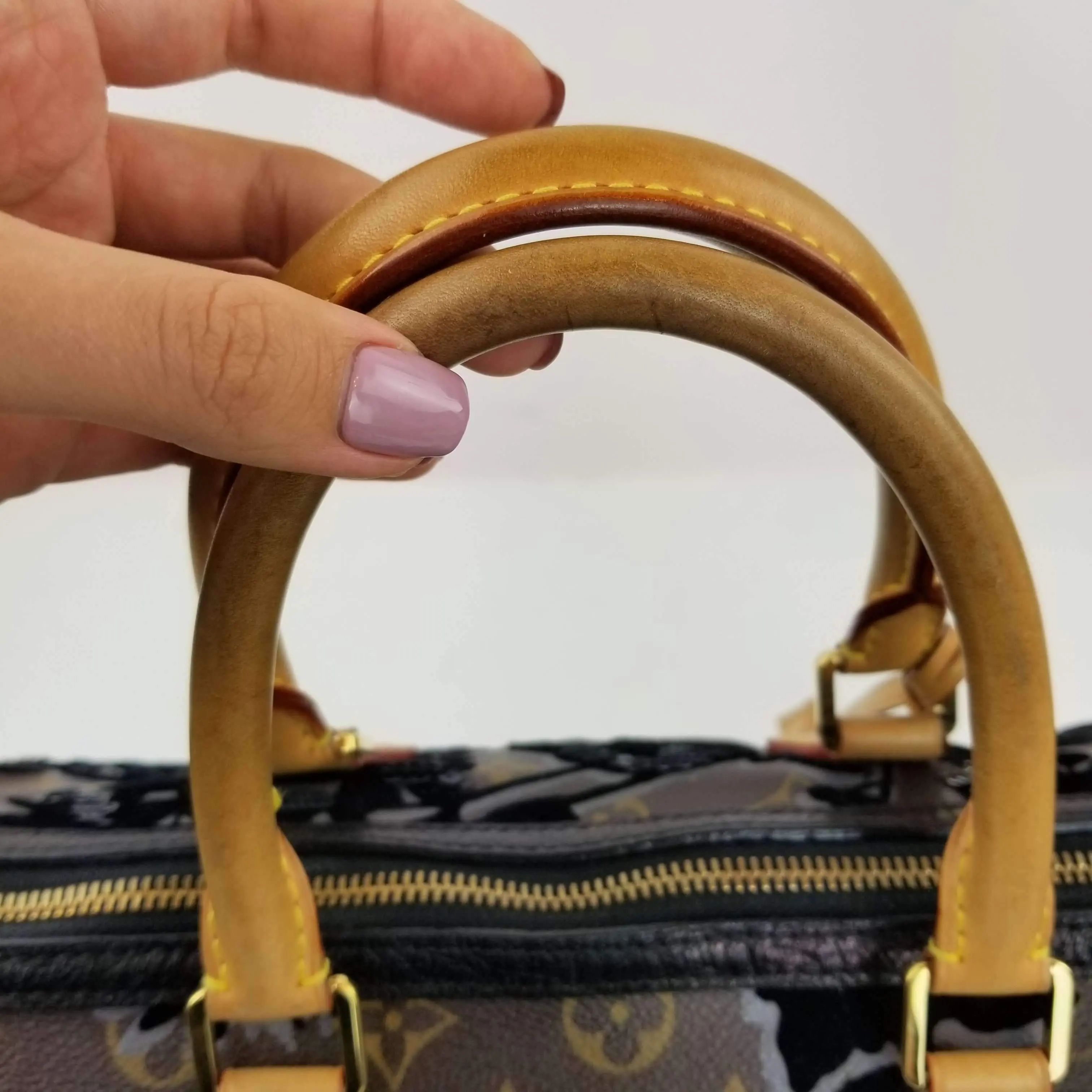 Louis Vuitton Limited Edition Monogram Fleur de Jais Speedy 30 Bag - Image 17