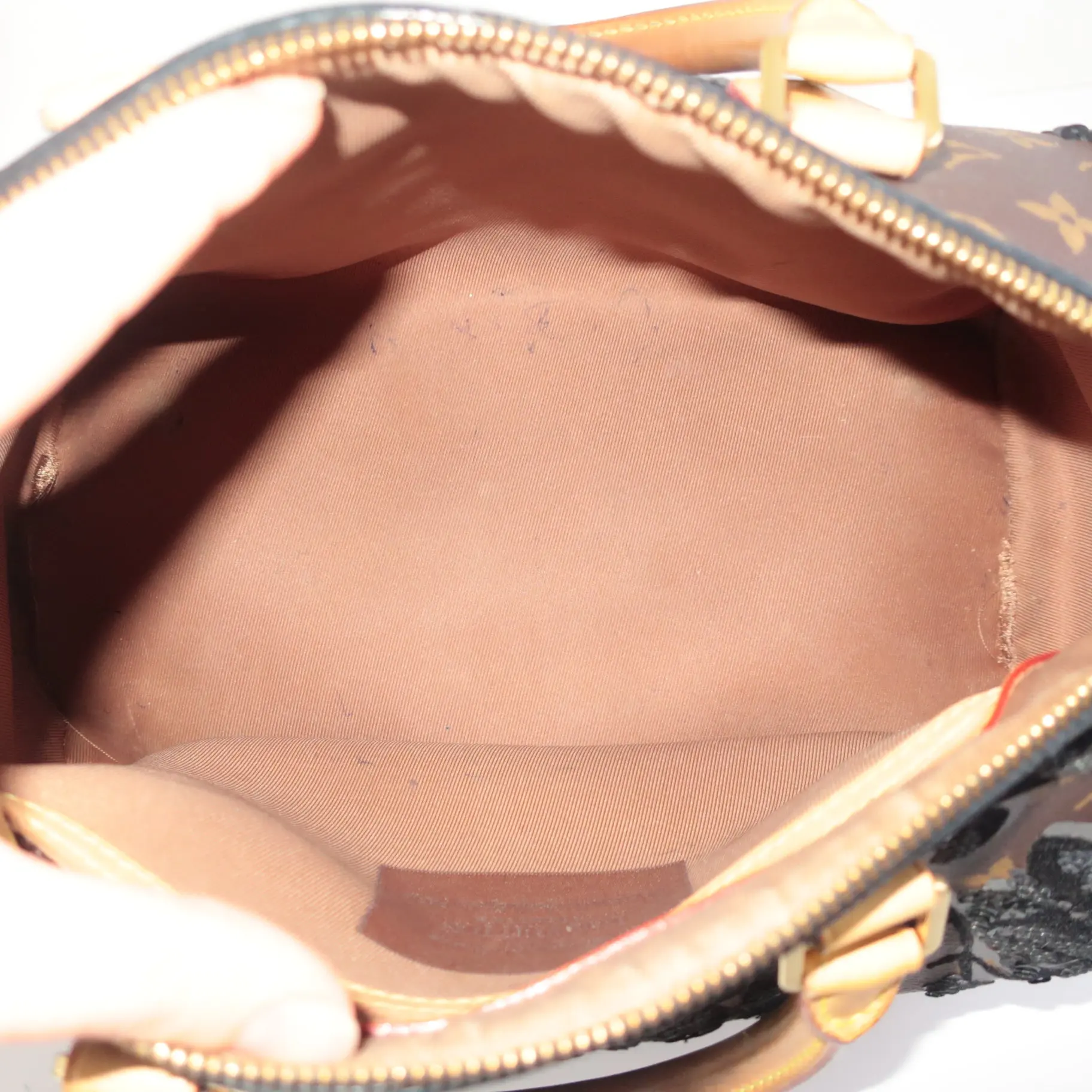 Louis Vuitton Limited Edition Monogram Fleur de Jais Speedy 30 Bag - Image 12