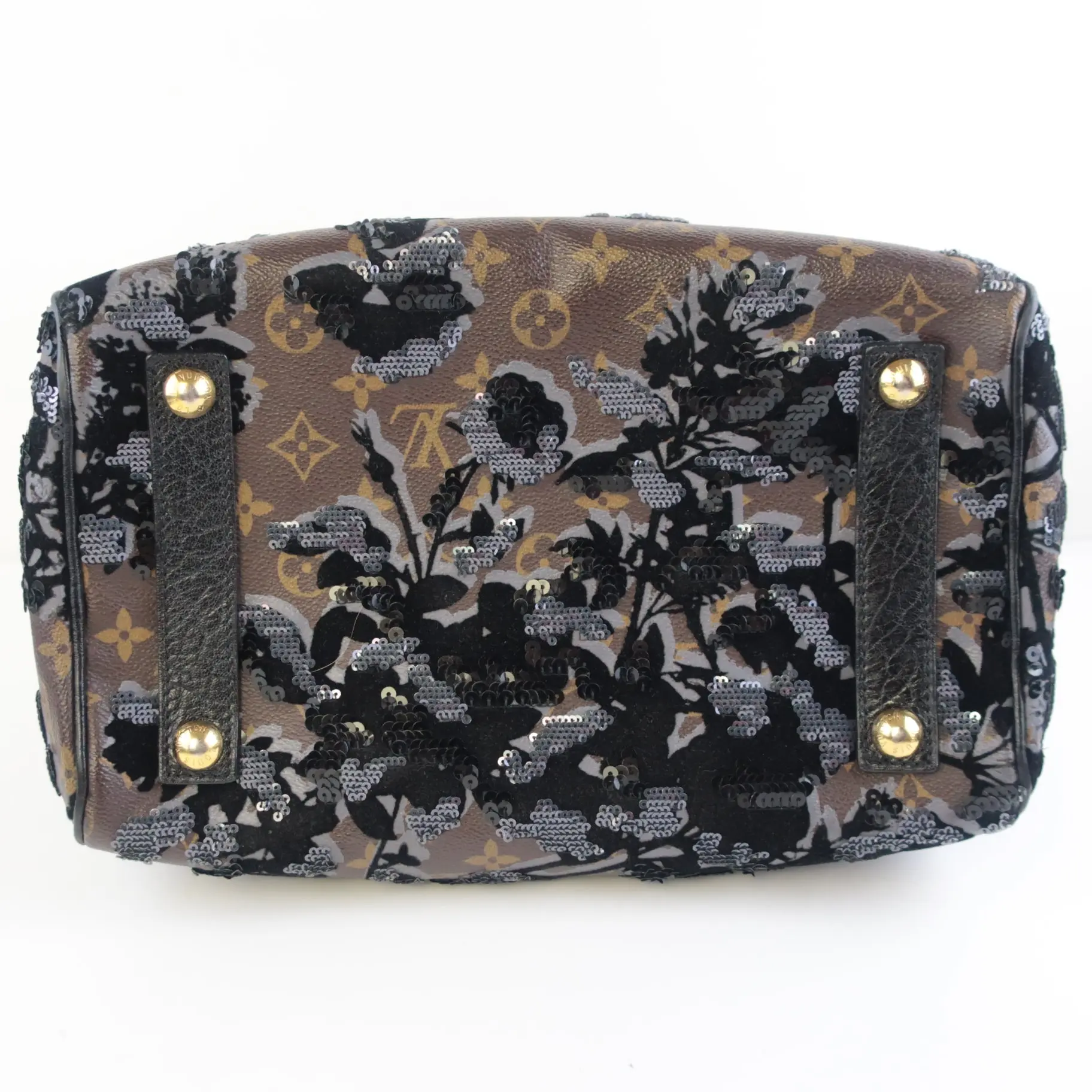Louis Vuitton Limited Edition Monogram Fleur de Jais Speedy 30 Bag - Image 20