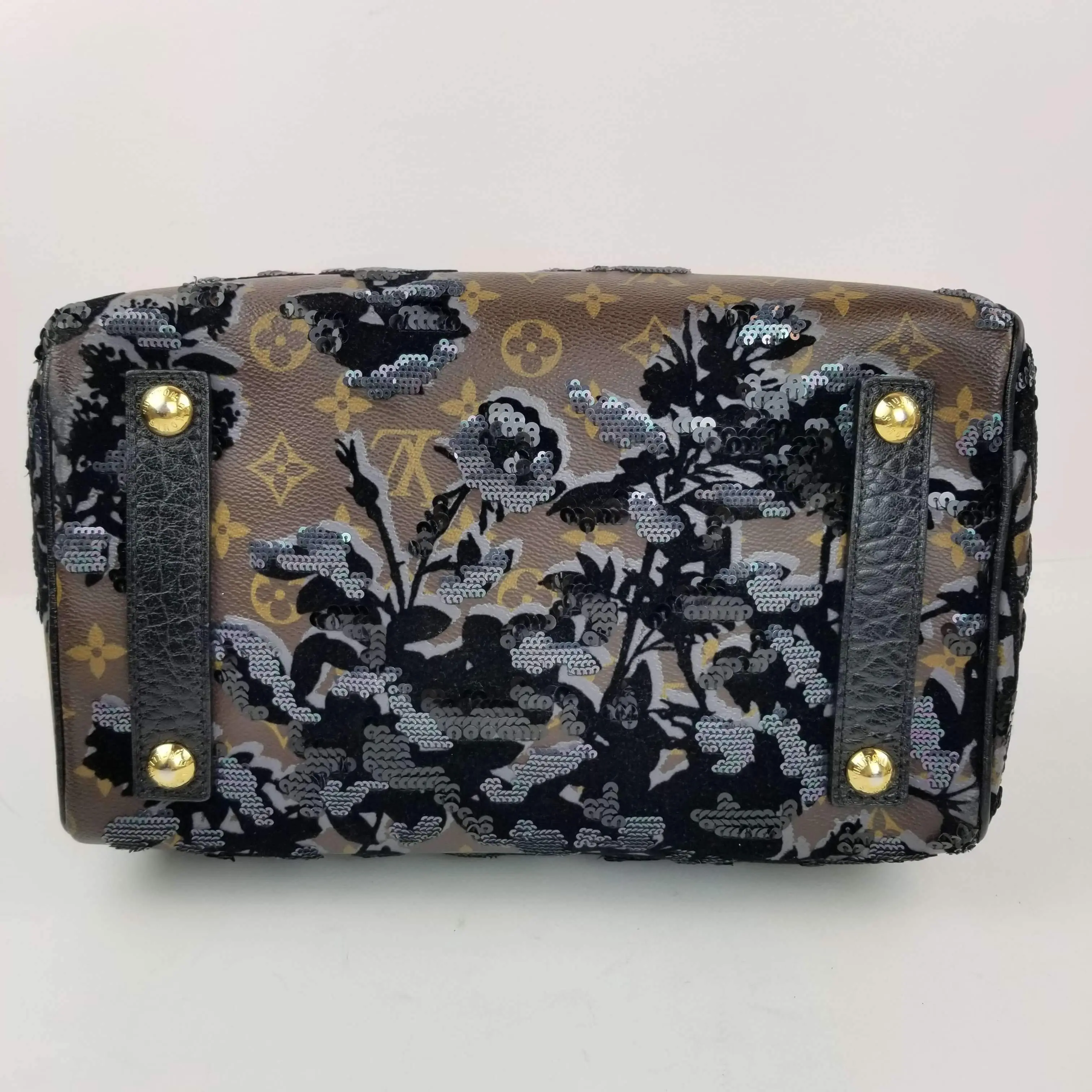 Louis Vuitton Limited Edition Monogram Fleur de Jais Speedy 30 Bag - Image 38