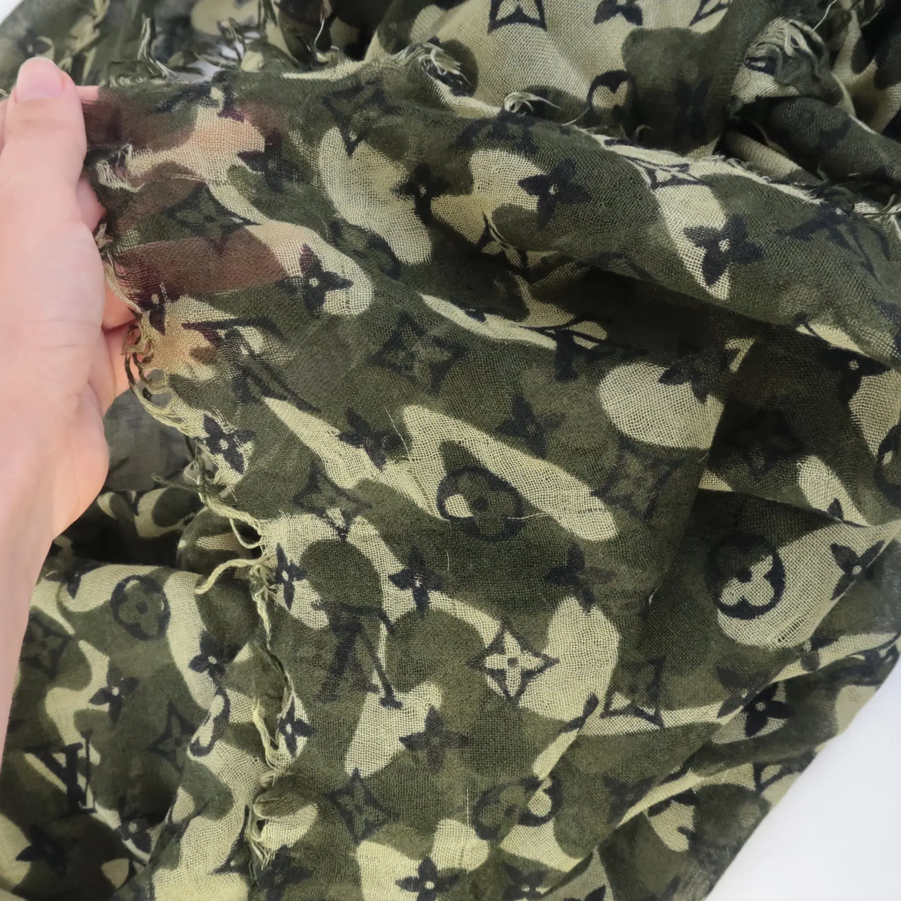 Louis Vuitton Monogramouflage/Camouflage Takashi Murakami Stole/Shawl (728) - Image 7