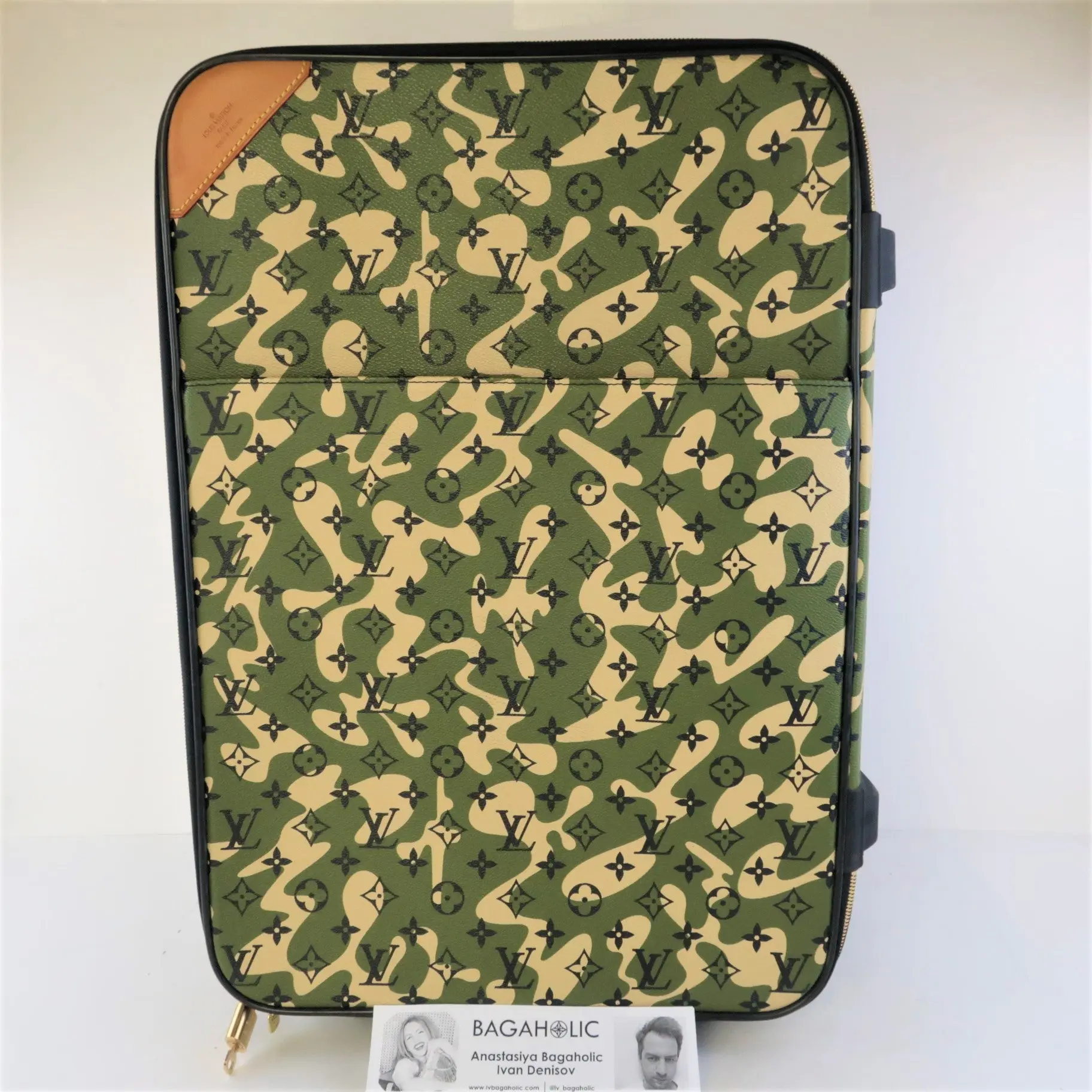 Louis Vuitton Limited Edition Monogramouflage Pegase 55 Suitcase (732) - Image 3
