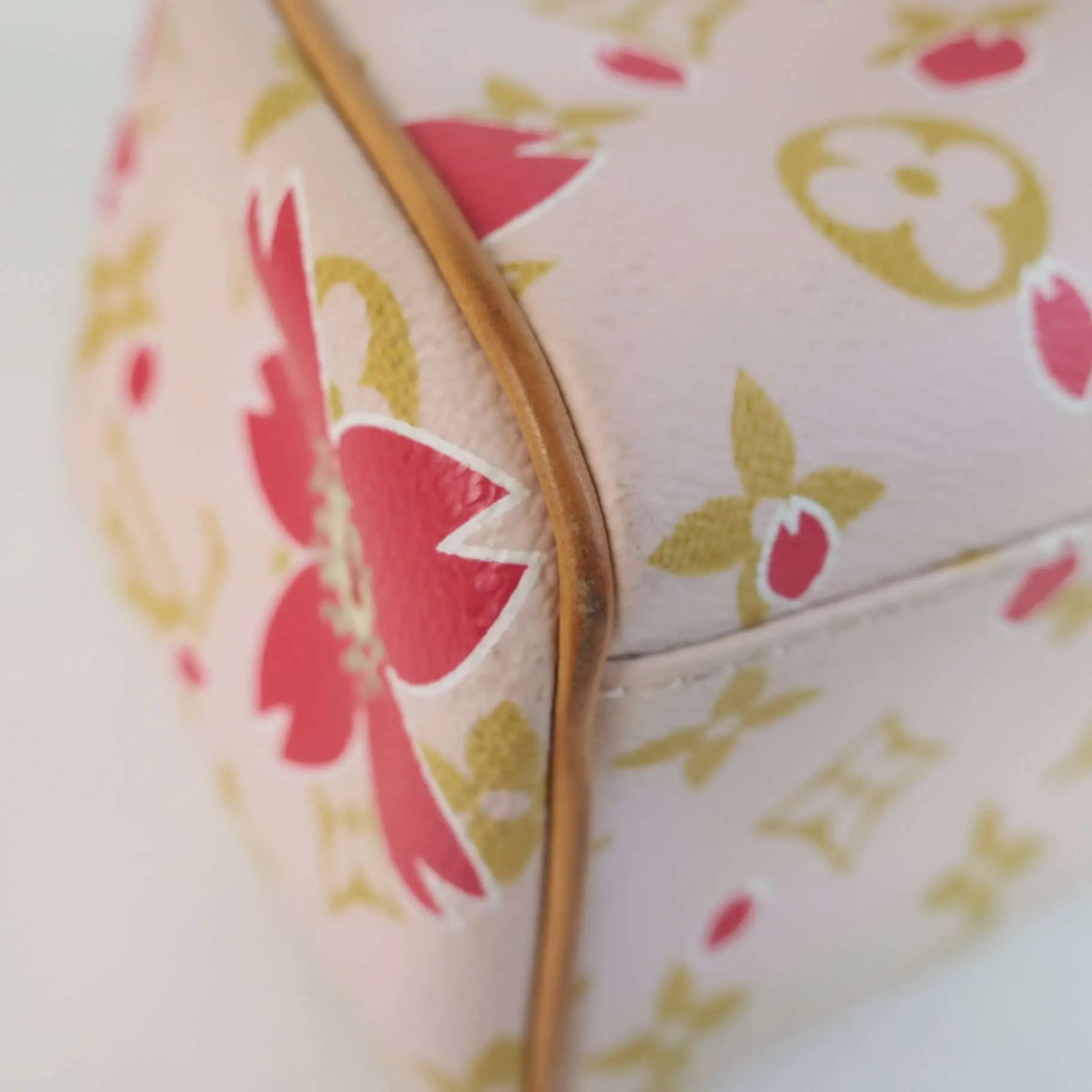 Louis Vuitton Limited Edition Pink Cherry Blossom Sac Retro Bag - Image 14