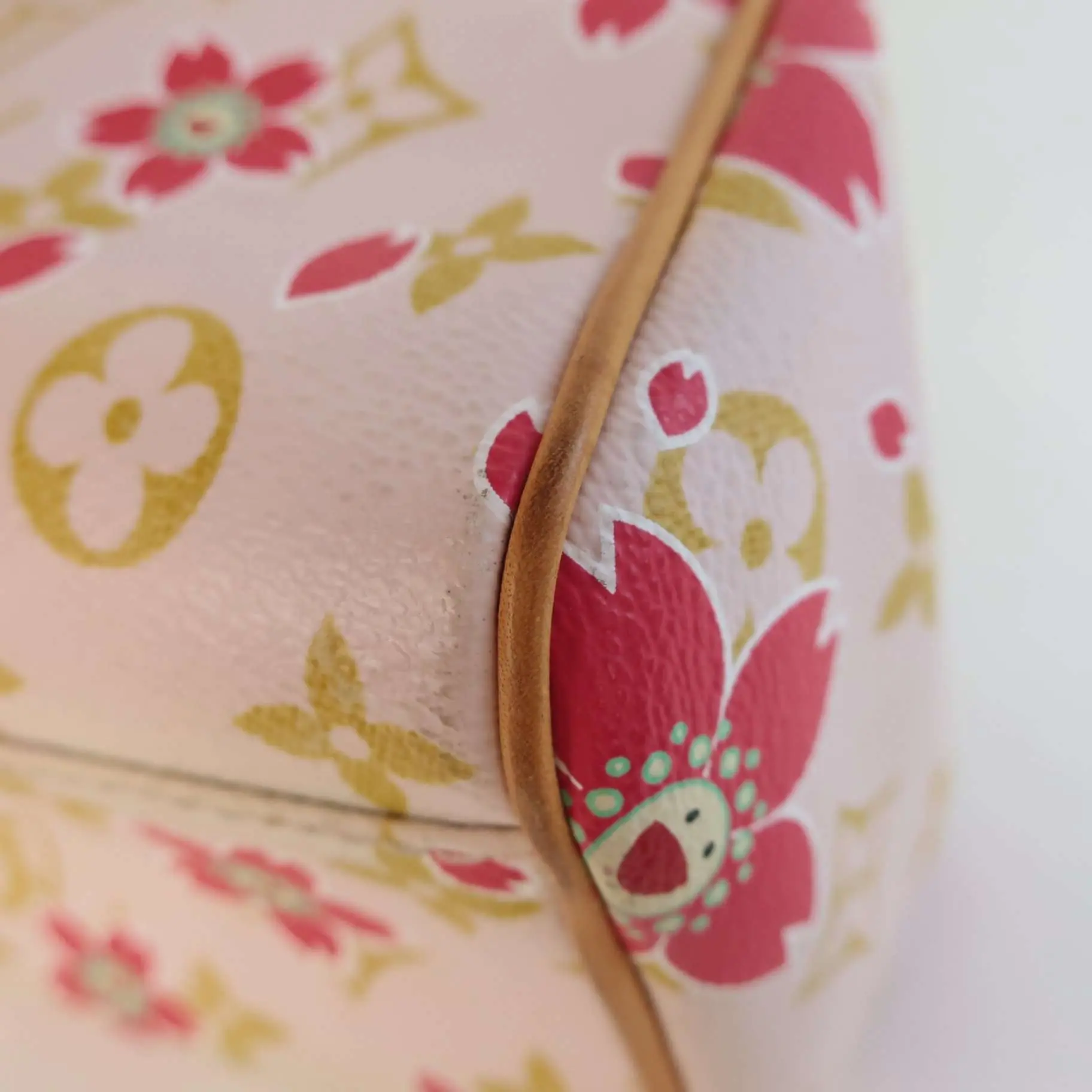Louis Vuitton Limited Edition Pink Cherry Blossom Sac Retro Bag - Image 15