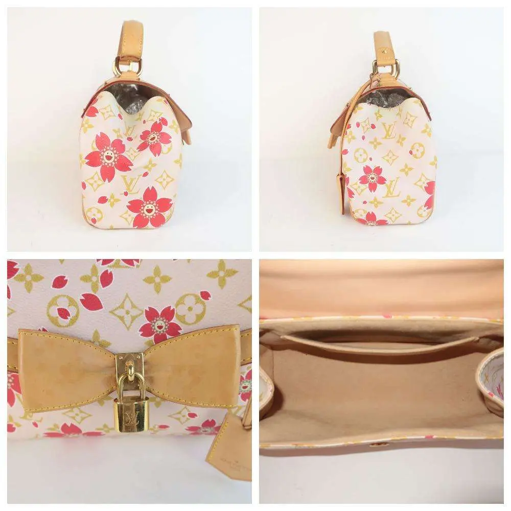 Louis Vuitton Limited Edition Pink Cherry Blossom Sac Retro Bag - Image 27