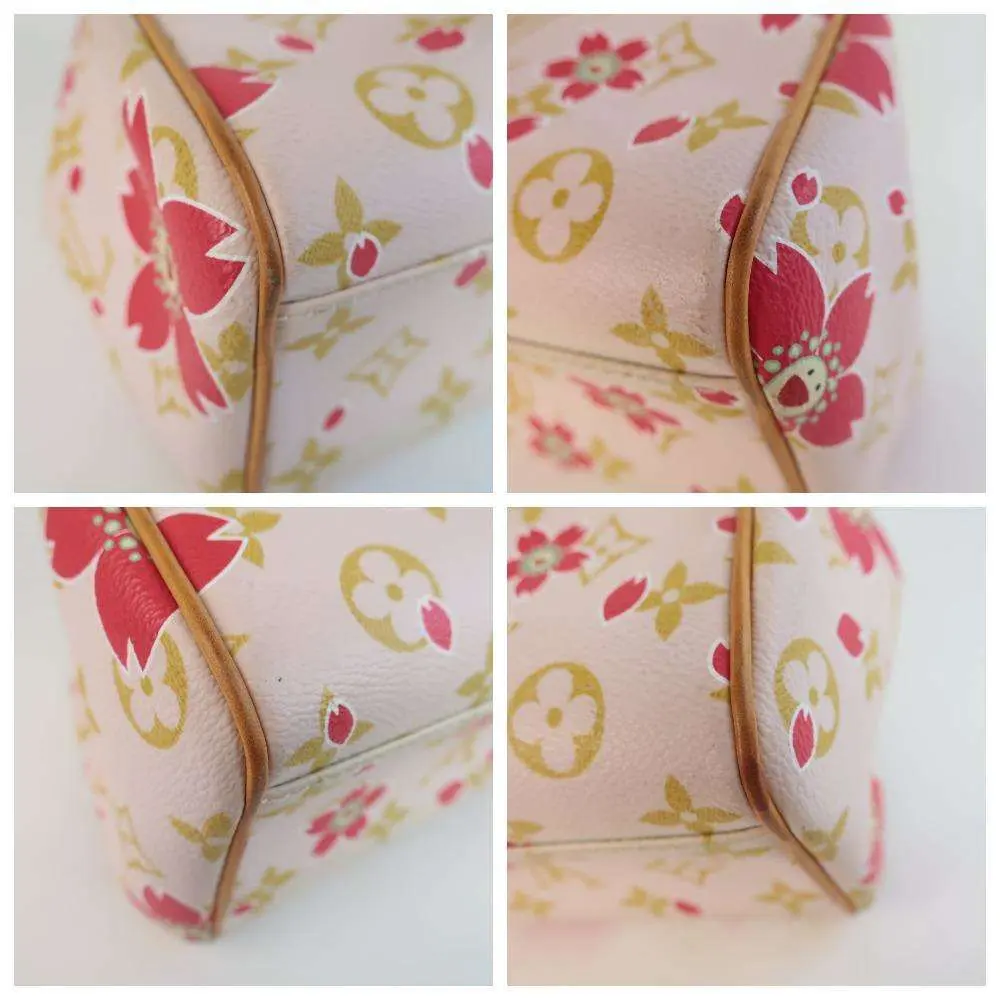 Louis Vuitton Limited Edition Pink Cherry Blossom Sac Retro Bag - Image 33