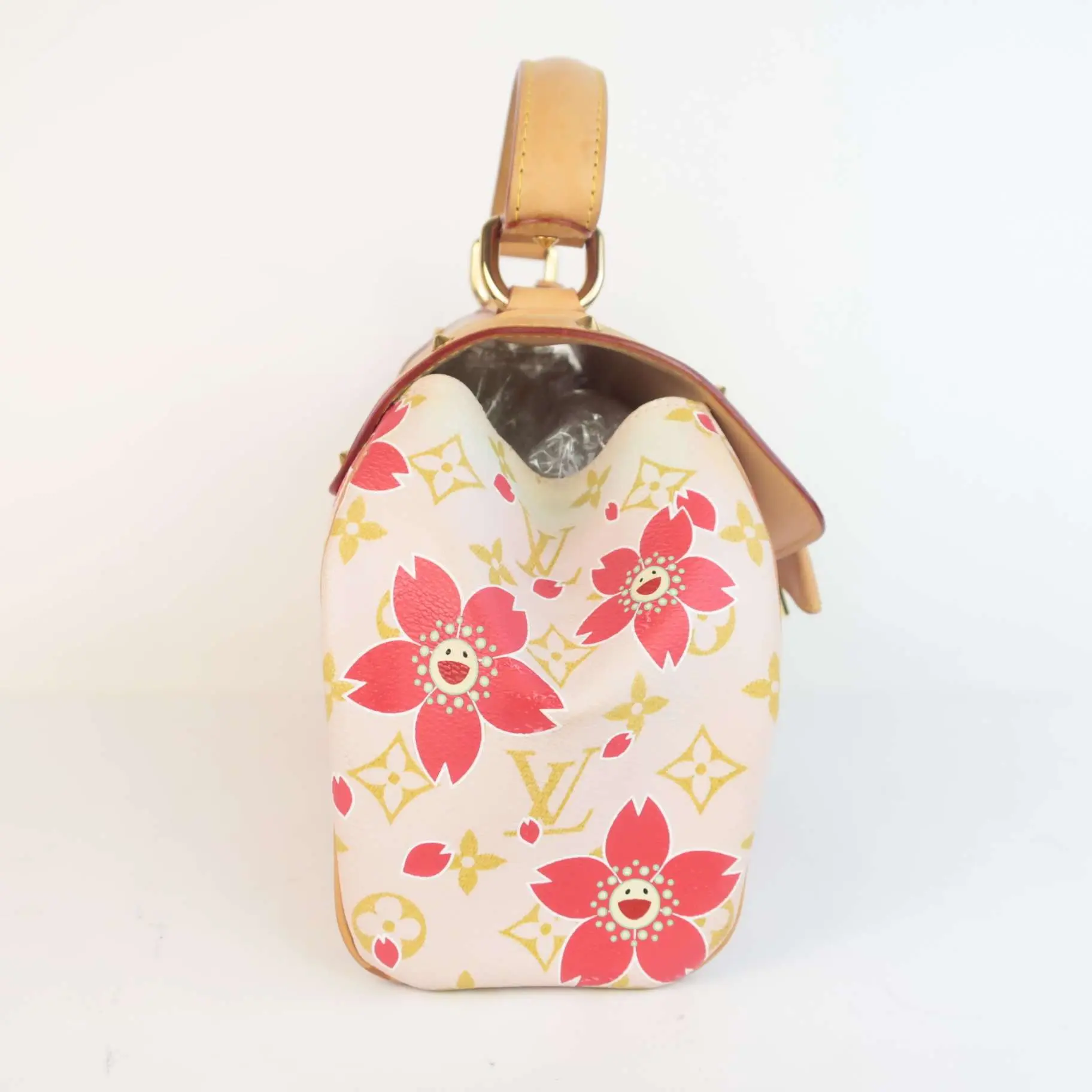 Louis Vuitton Limited Edition Pink Cherry Blossom Sac Retro Bag - Image 9