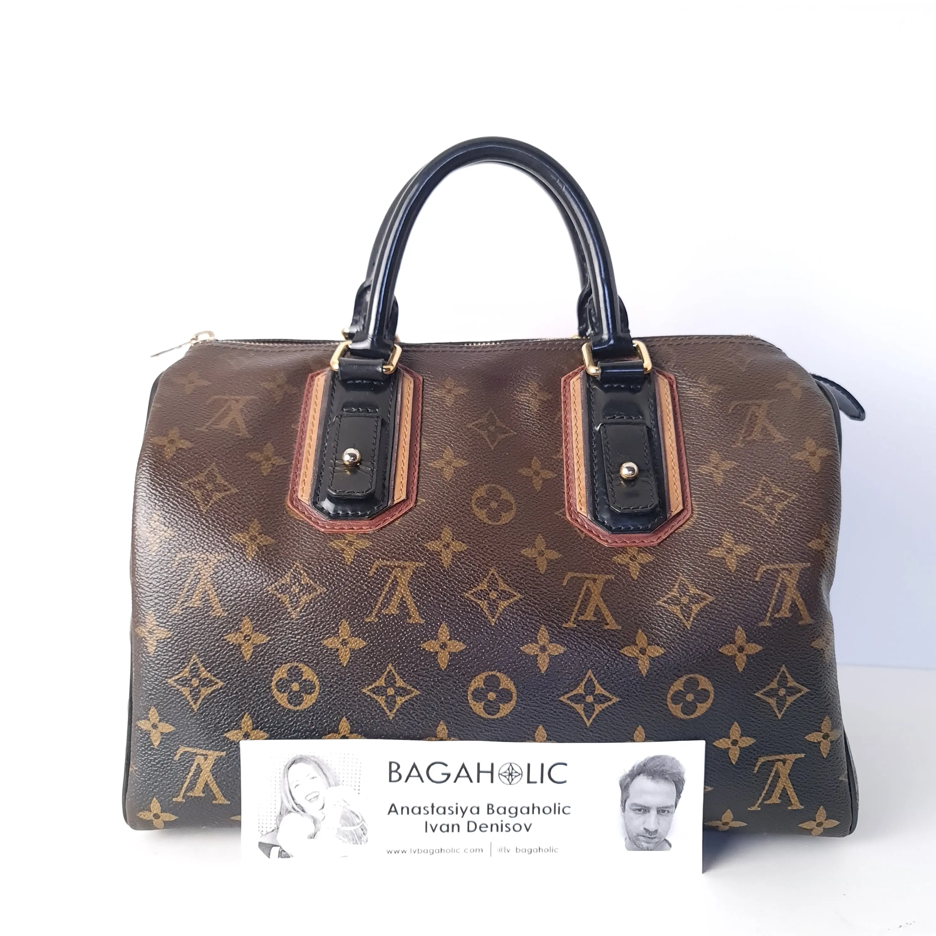 Louis Vuitton Limited Edition Speedy 30 Mirage Noir Handbag - Image 3