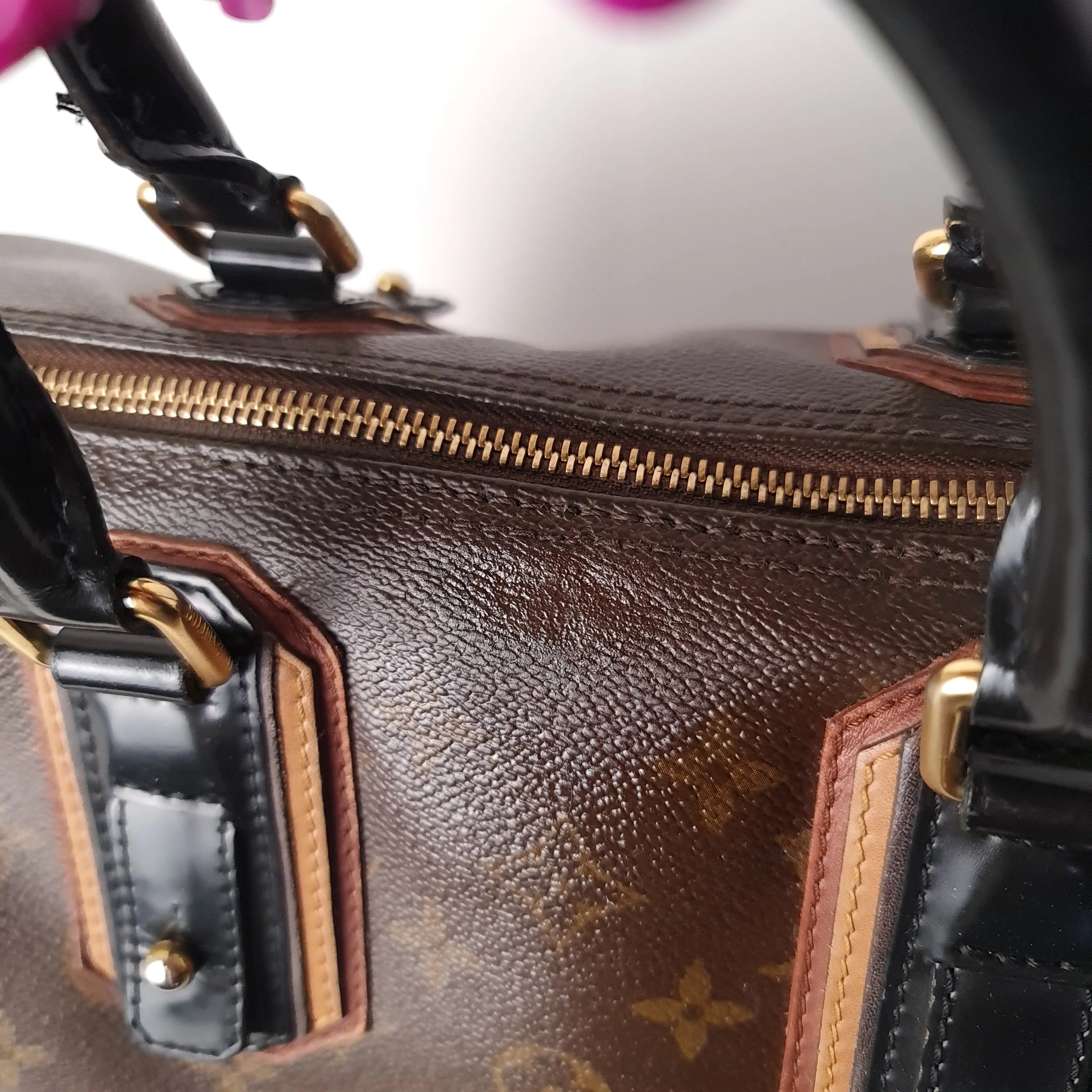 Louis Vuitton Limited Edition Speedy 30 Mirage Noir Handbag - Image 7