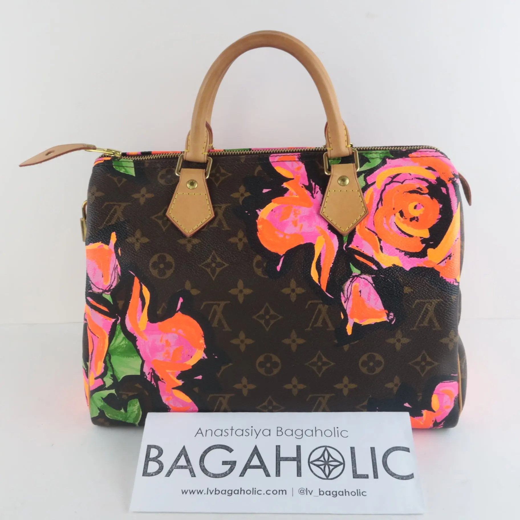 Louis Vuitton Stephen Sprouse Roses Speedy 30 Bag - Image 2
