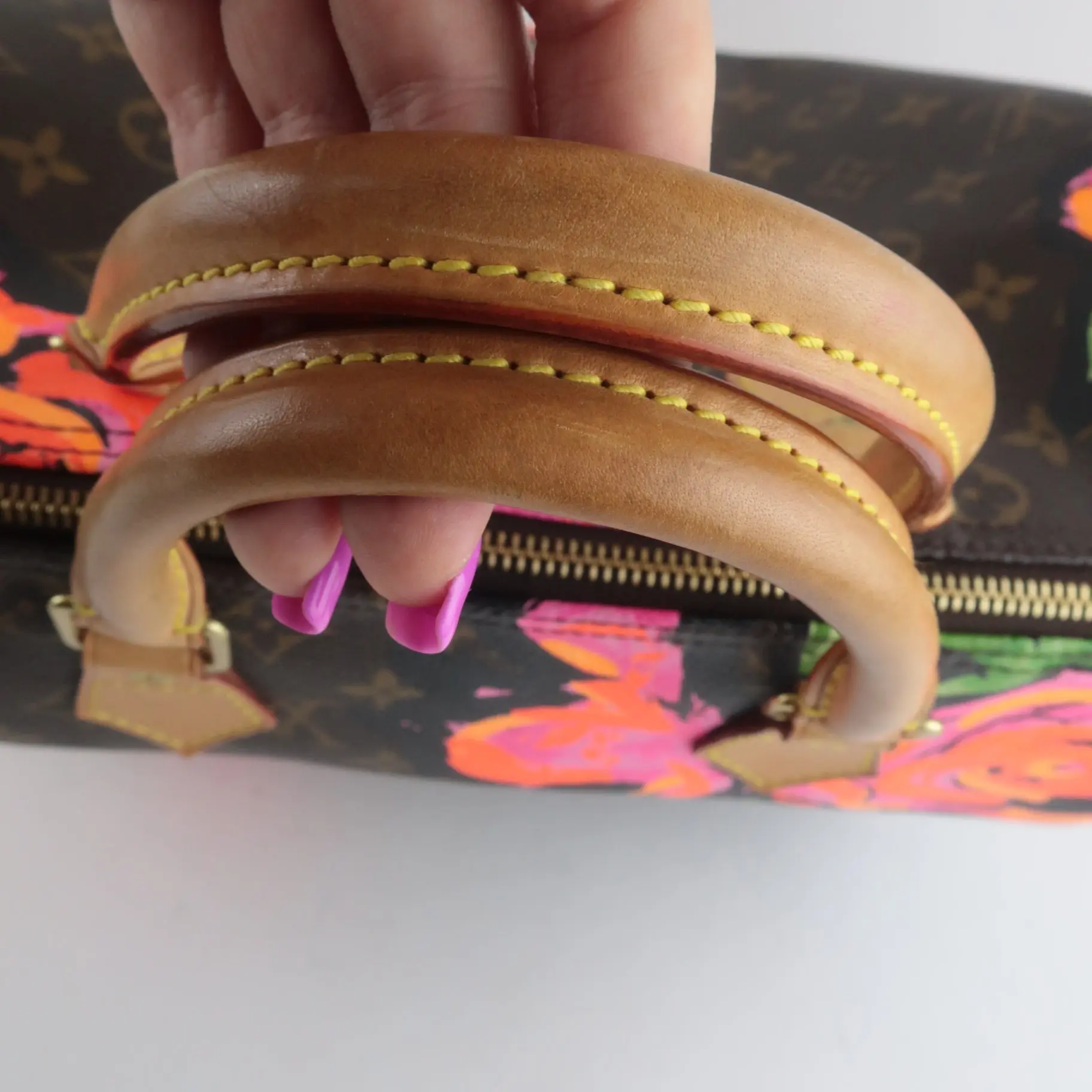 Louis Vuitton Stephen Sprouse Roses Speedy 30 Bag - Image 7