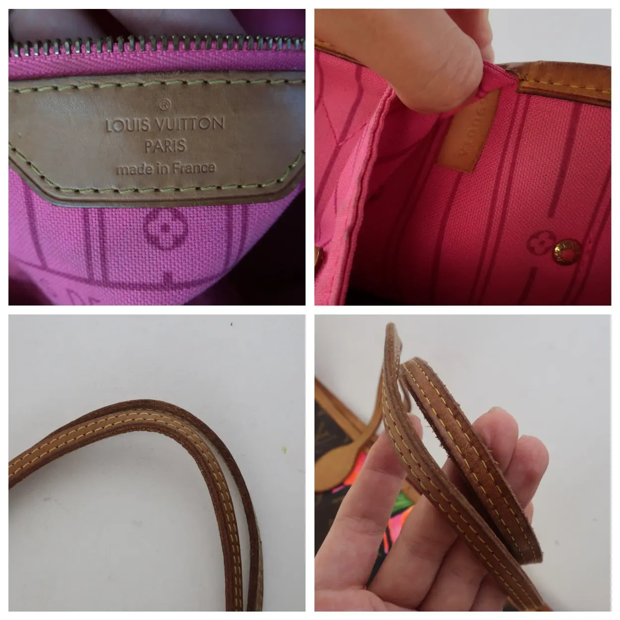 Louis Vuitton Stephen Sprouse Roses Neverfull MM Bag - Image 10