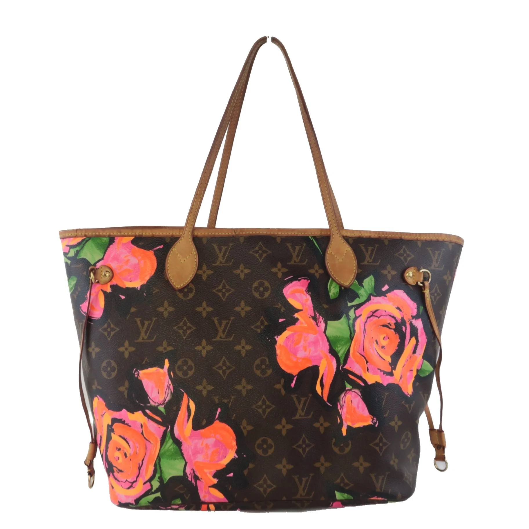 Louis Vuitton Stephen Sprouse Roses Neverfull MM Bag - Image 2