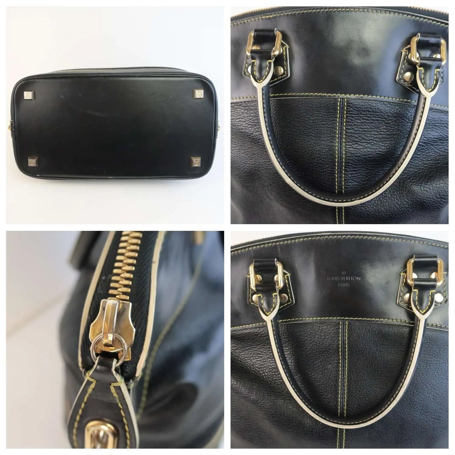 Louis Vuitton Lockit MM Suhali Leather Handbag - Image 3