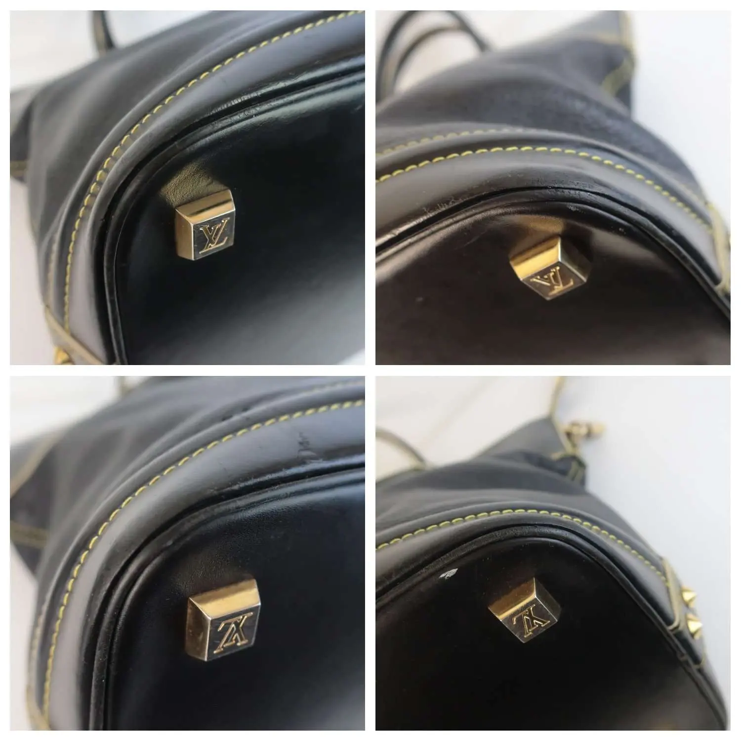 Louis Vuitton Lockit MM Suhali Leather Handbag - Image 4
