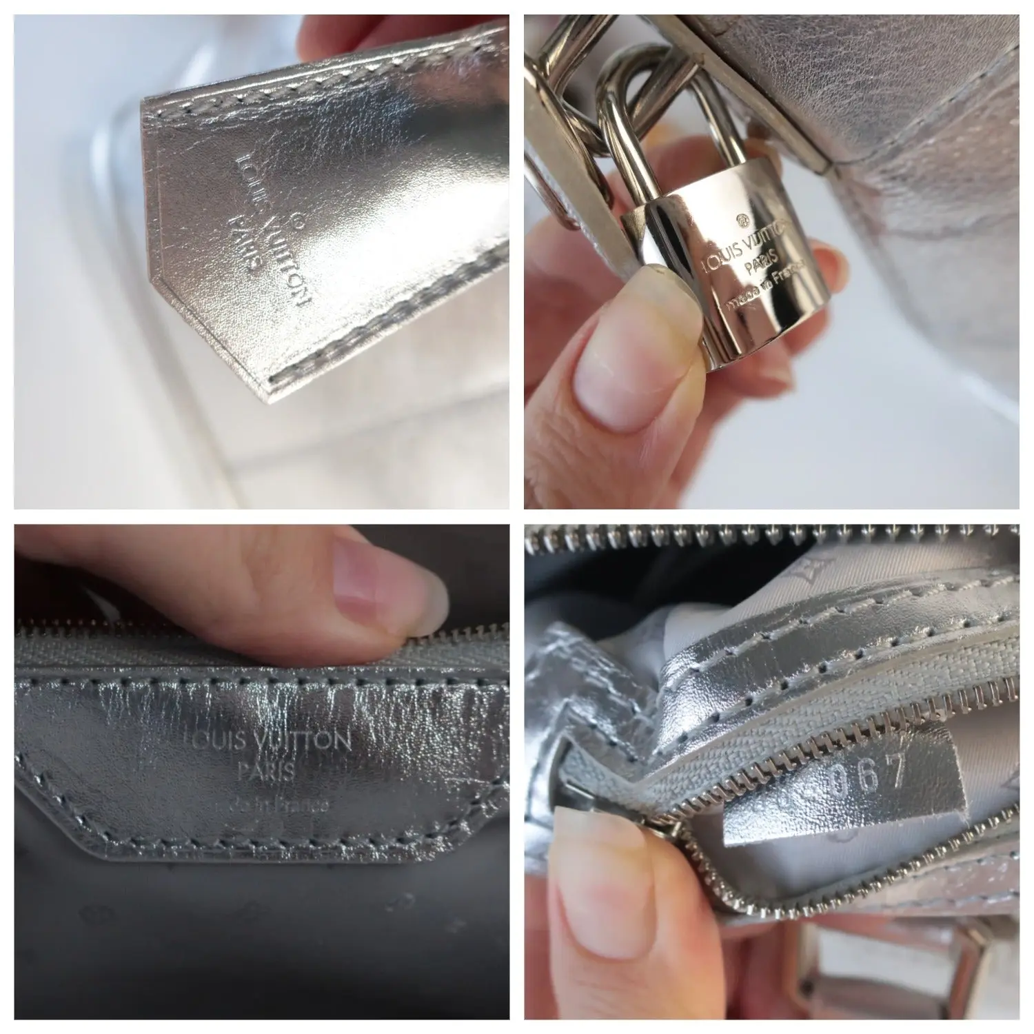 Louis Vuitton Lockit MM Silver - Image 16