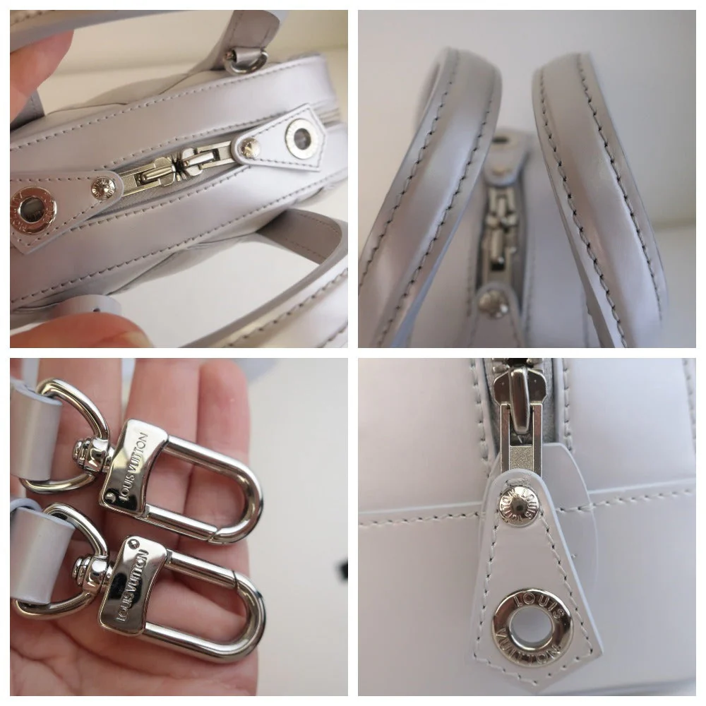 Louis Vuitton Malletage Dora Silver Crossbody bag - Image 9