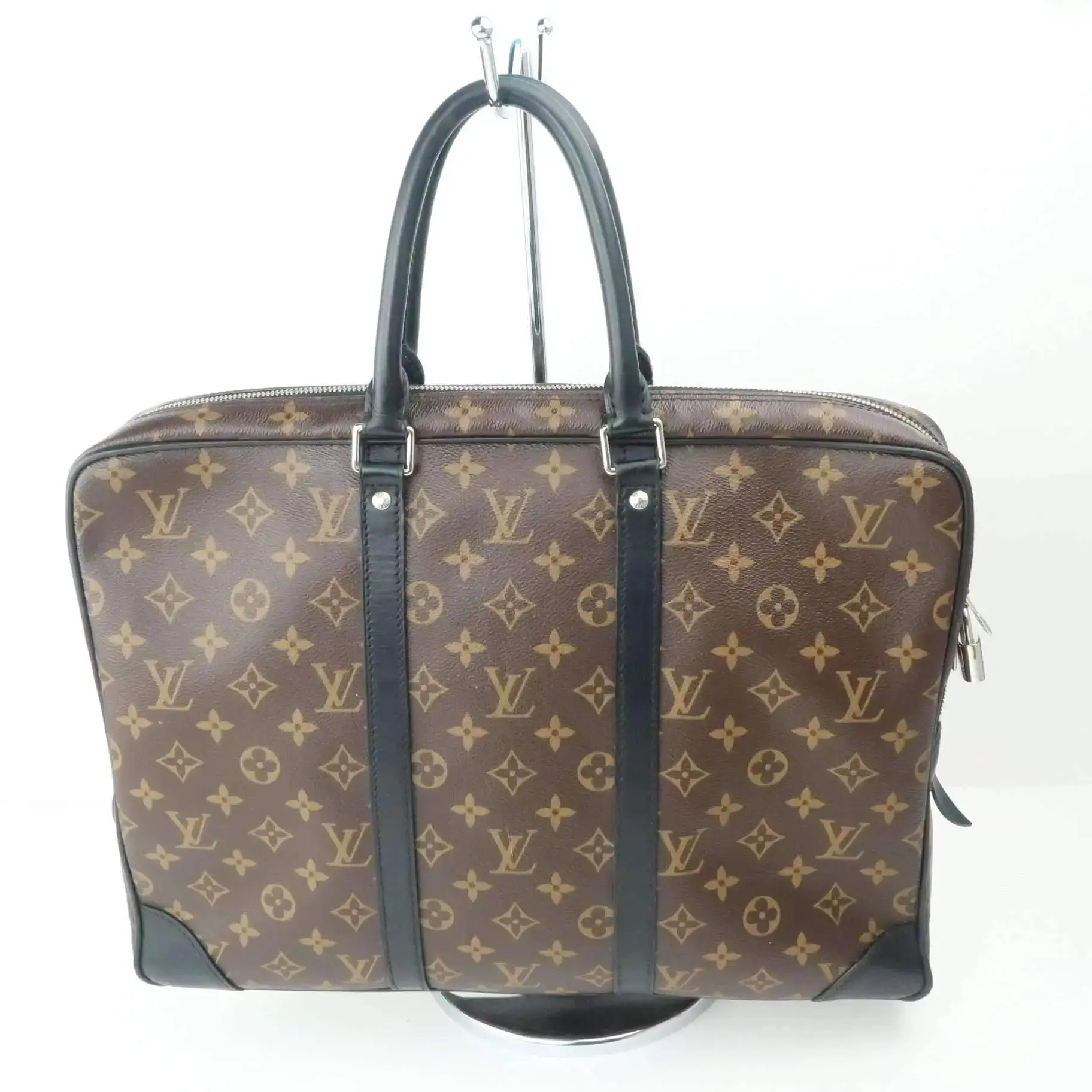 Louis Vuitton Porte-Documents Macassar Voyage Briefcase - Image 4
