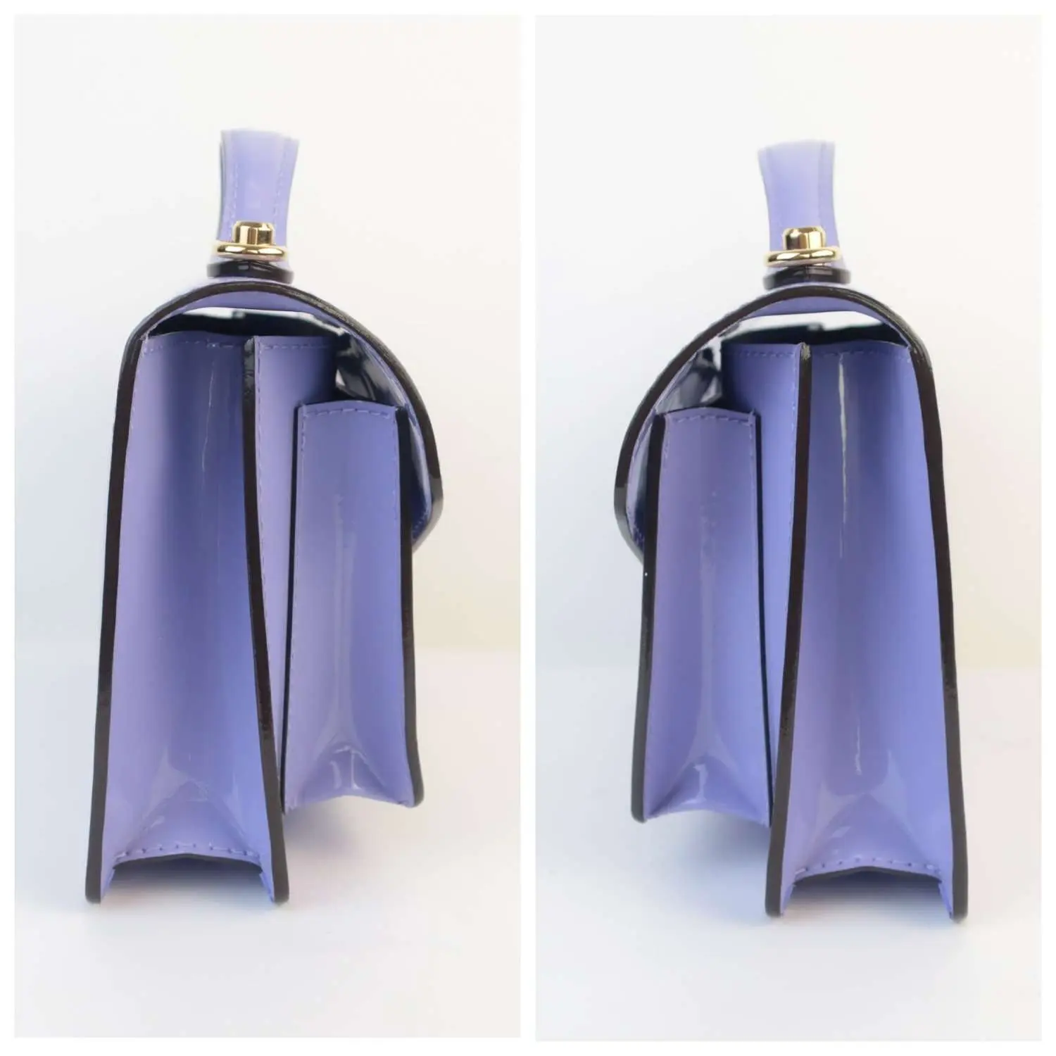 Louis Vuitton Monceau BB Lilas Vernis Bag - Image 5