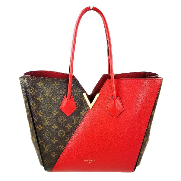 Louis Vuitton Monogram Canvas and Cerise Leather Kimono MM Tote Bag - Image 2