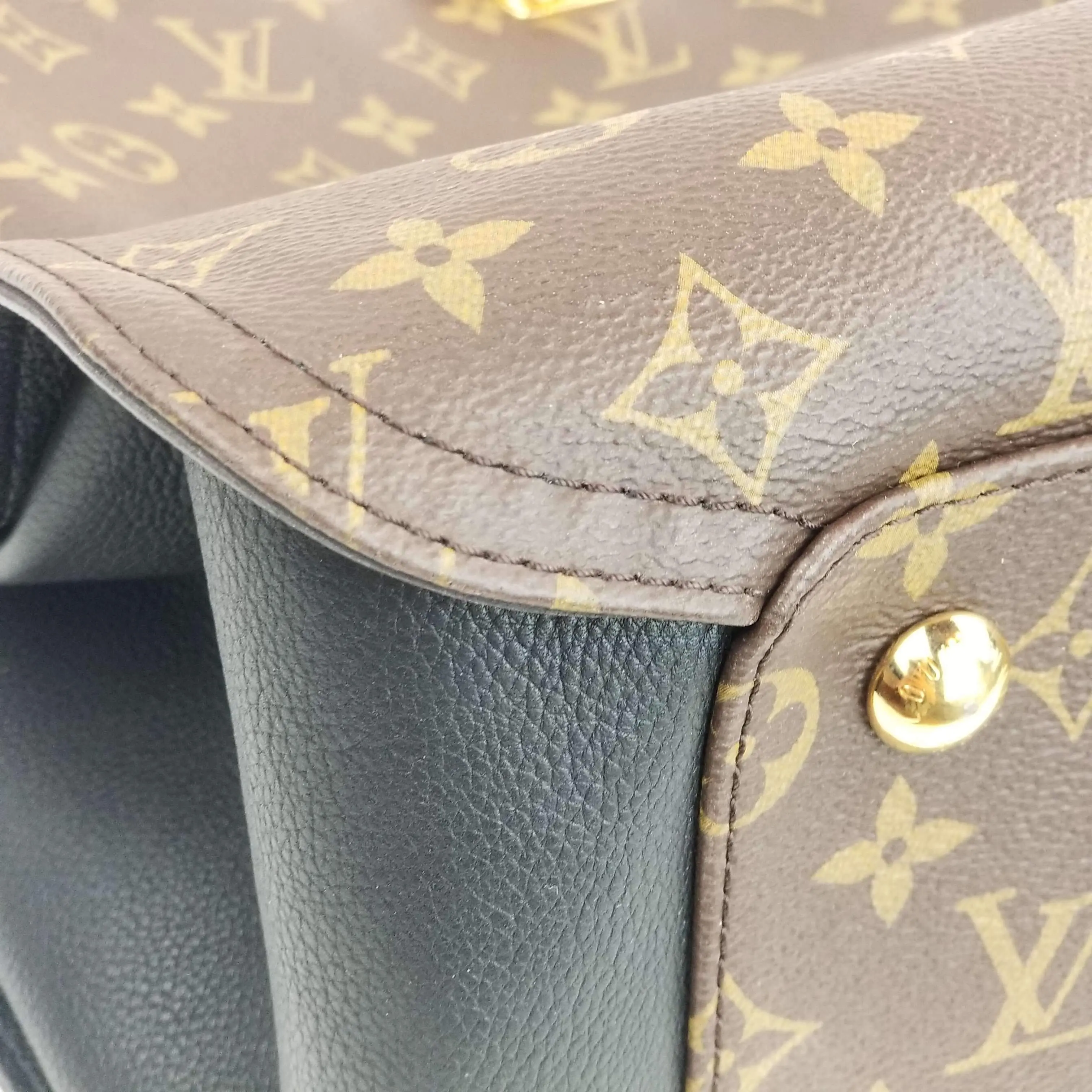 Louis Vuitton Monogram Canvas Noir Black Gaia Bag - Image 26