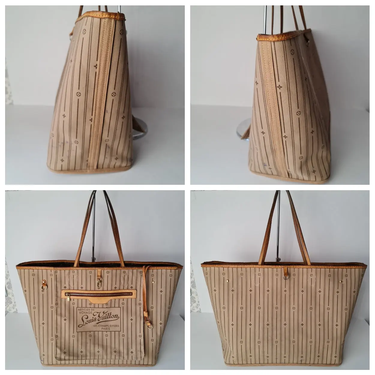 Louis Vuitton Monogram Canvas Neverfull GM Shoulder Bag (750) - Image 9