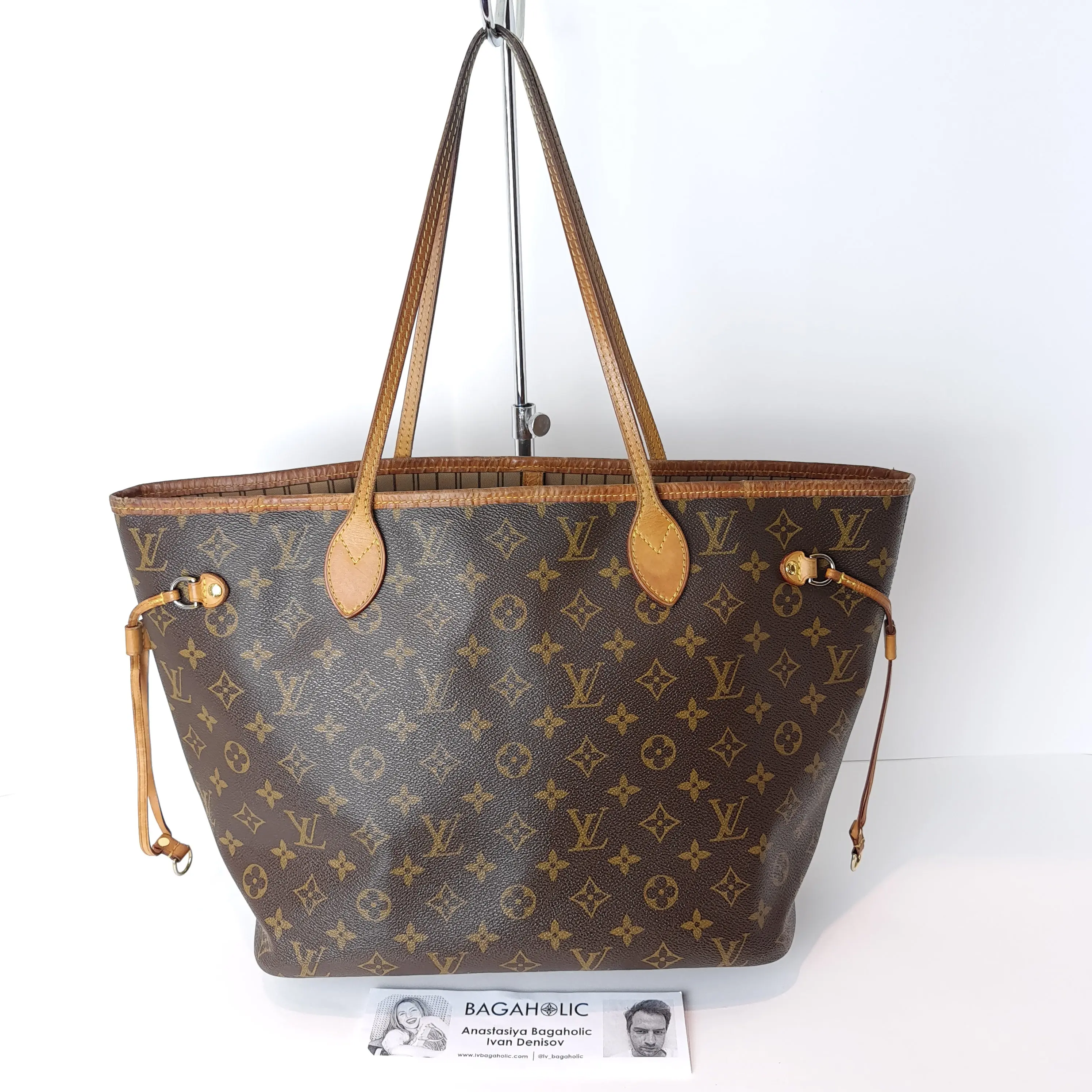 Louis Vuitton Monogram Canvas Neverfull MM Bag (760) - Image 3
