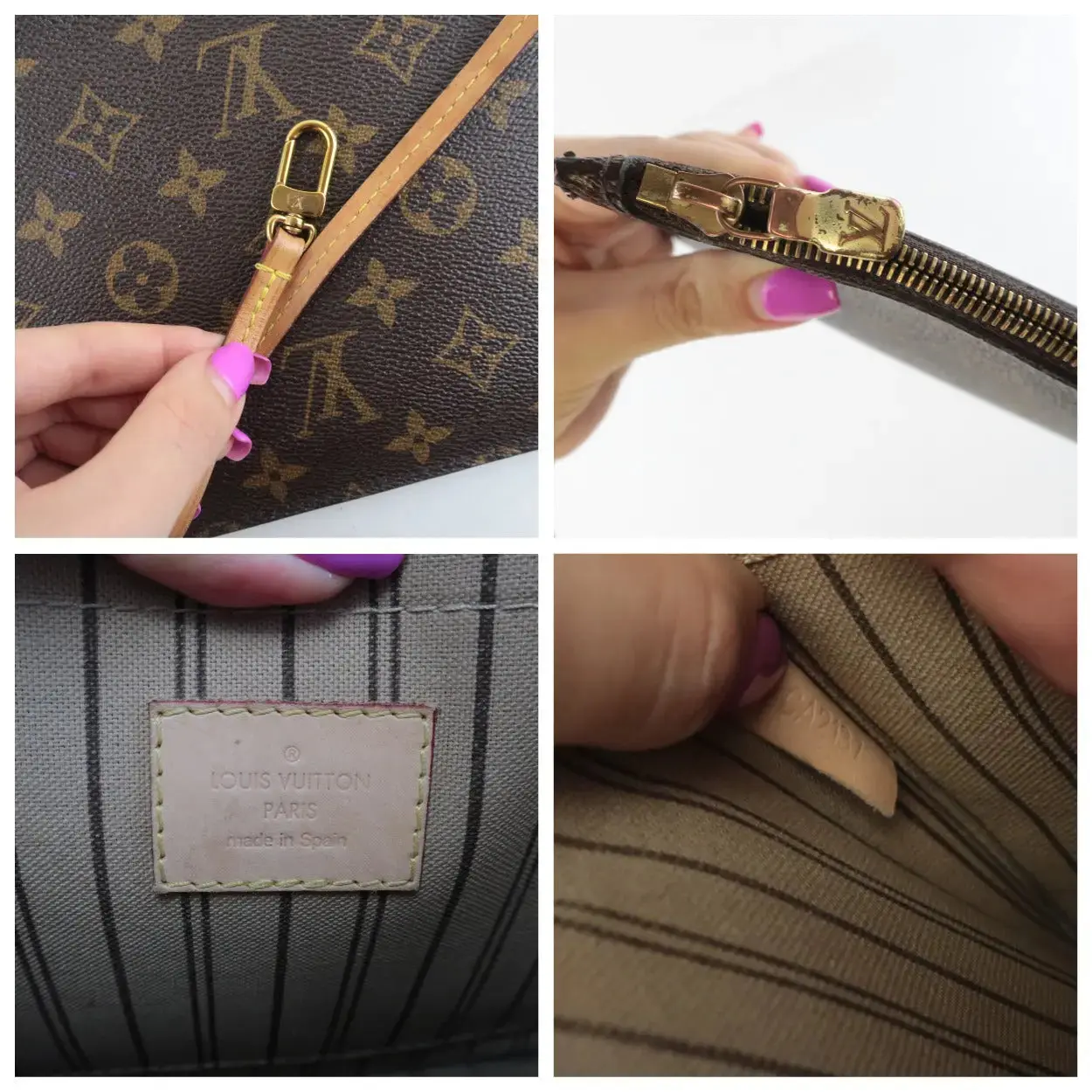 Louis Vuitton Monogram Canvas Neverfull MM Bag With Pouch - Image 17