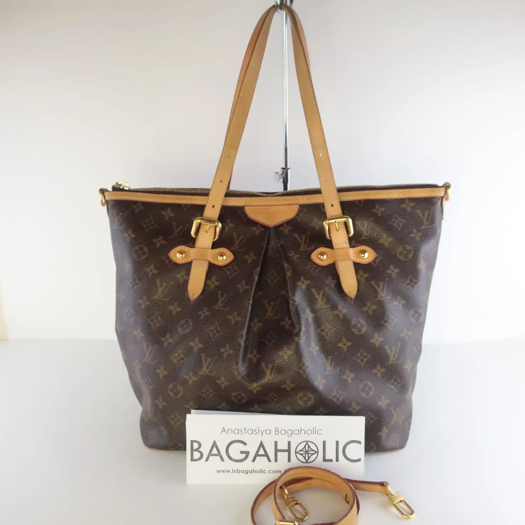 Louis Vuitton Monogram Palermo GM Bag - Image 4