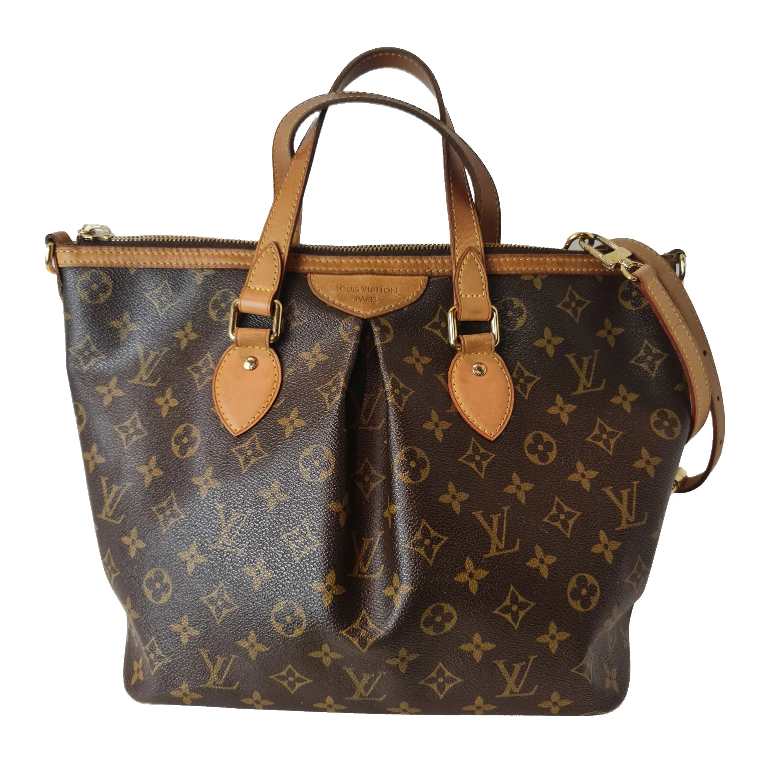 Louis Vuitton Monogram Canvas Palermo PM Bag (770) - Image 2