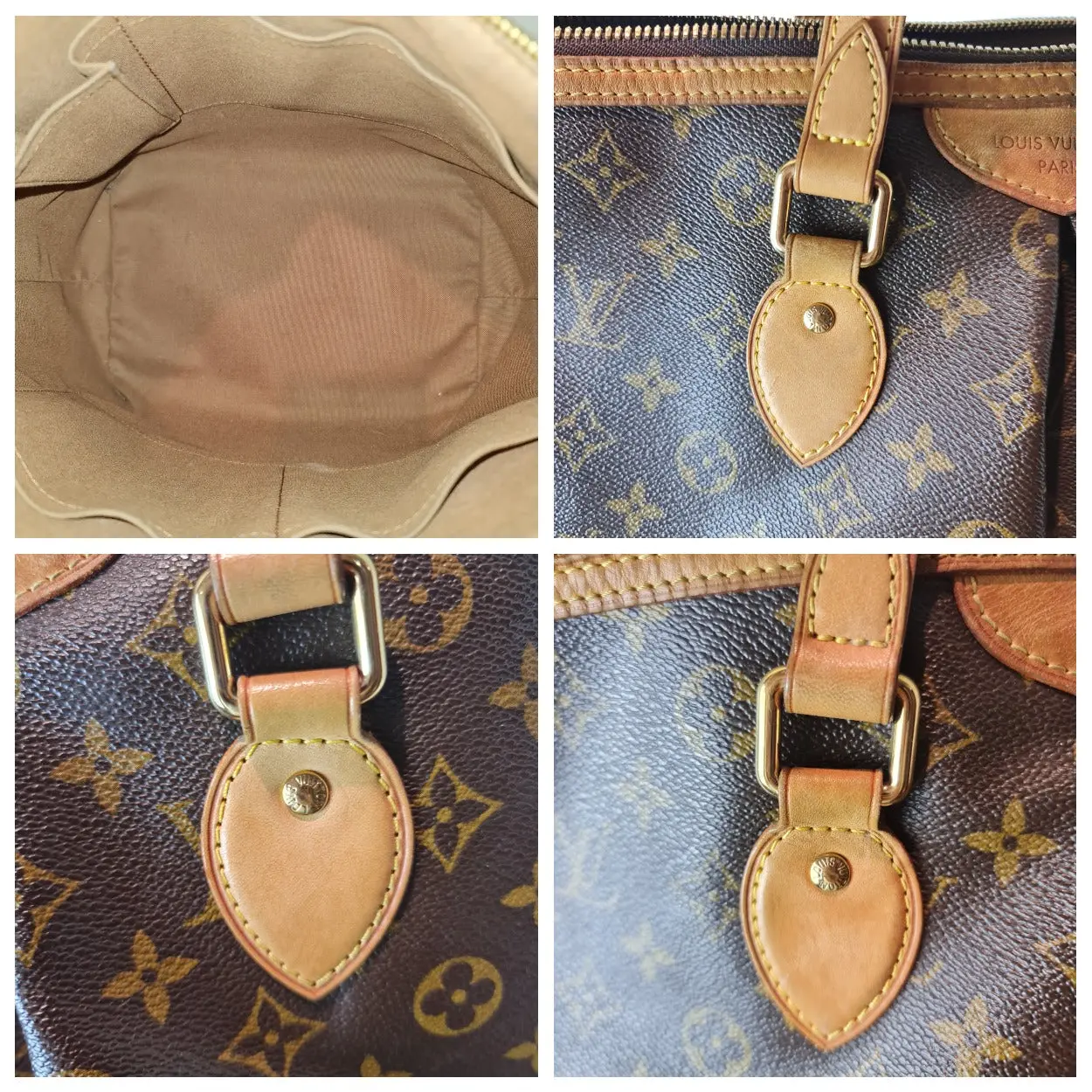 Louis Vuitton Monogram Canvas Palermo PM Bag (770) - Image 8