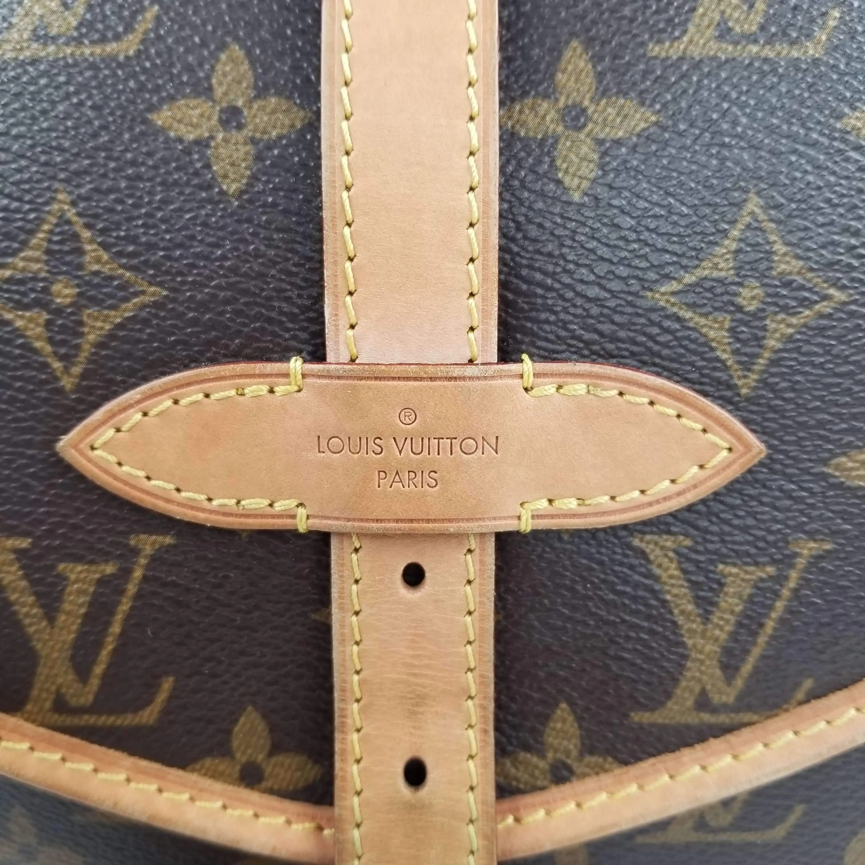 Louis Vuitton Monogram Canvas Saumur PM Bag - Image 3