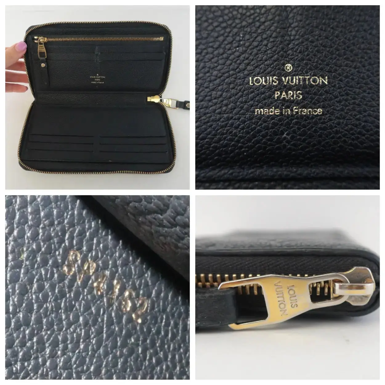 Louis Vuitton Empreinte Leather Black Secret Wallet - Image 8