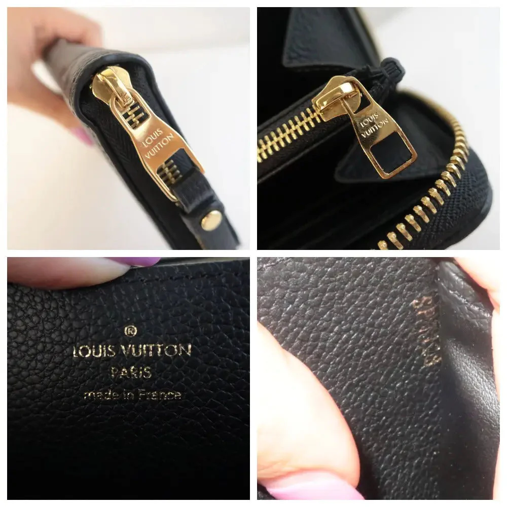 Louis Vuitton Empreinte Leather Noir Zippy wallet - Image 10