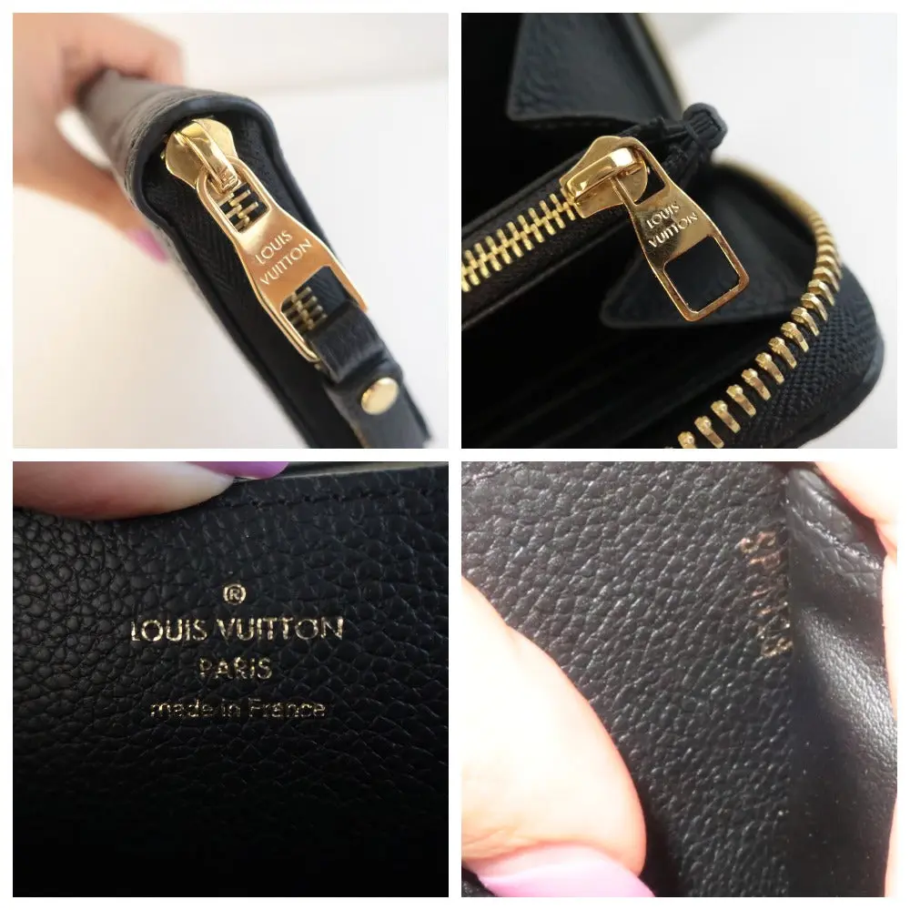 Louis Vuitton Empreinte Leather Noir Zippy wallet - Image 13