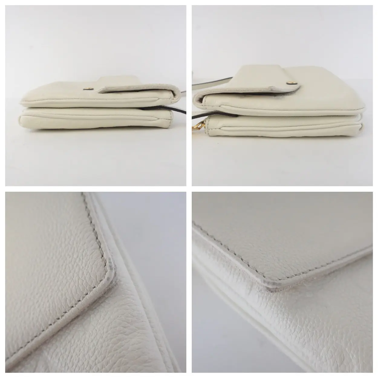 Louis Vuitton Monogram Empreinte Leather Neige Twice/Twinset Crossbody Bag - Image 12
