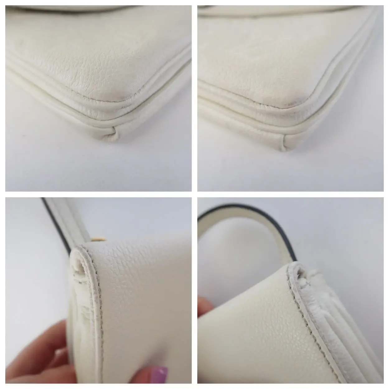 Louis Vuitton Monogram Empreinte Leather Neige Twice/Twinset Crossbody Bag - Image 15