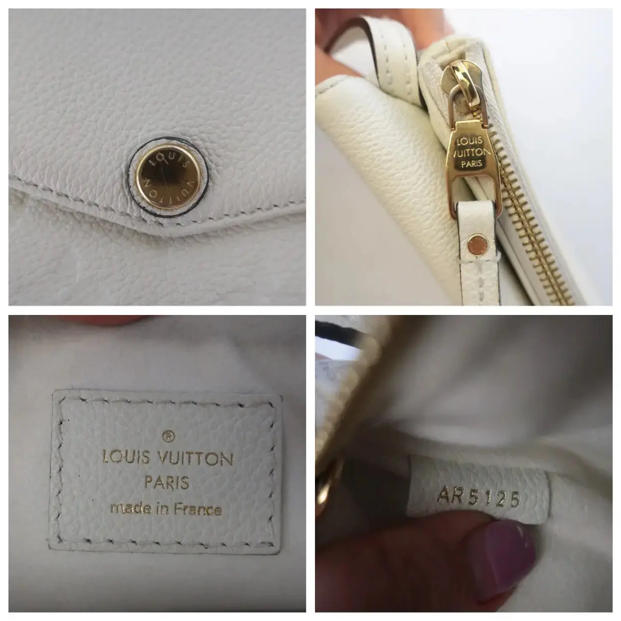 Louis Vuitton Monogram Empreinte Leather Neige Twice/Twinset Crossbody Bag - Image 16