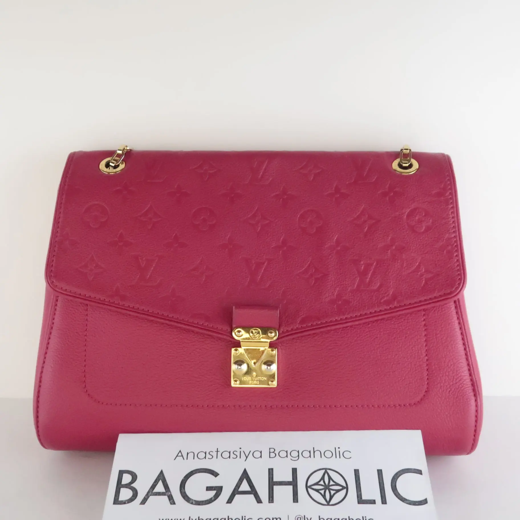 Louis Vuitton Monogram Empreinte Leather Saint Germain MM Crossbody Bag - Image 15