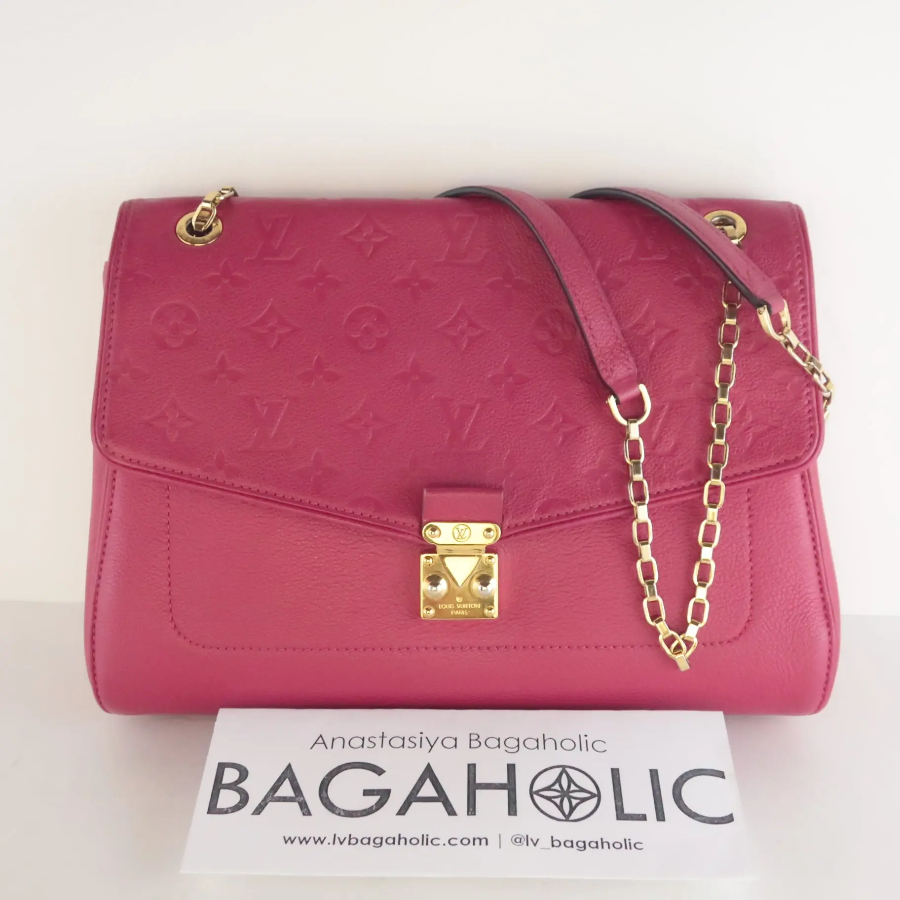 Louis Vuitton Monogram Empreinte Leather Saint Germain MM Crossbody Bag - Image 2