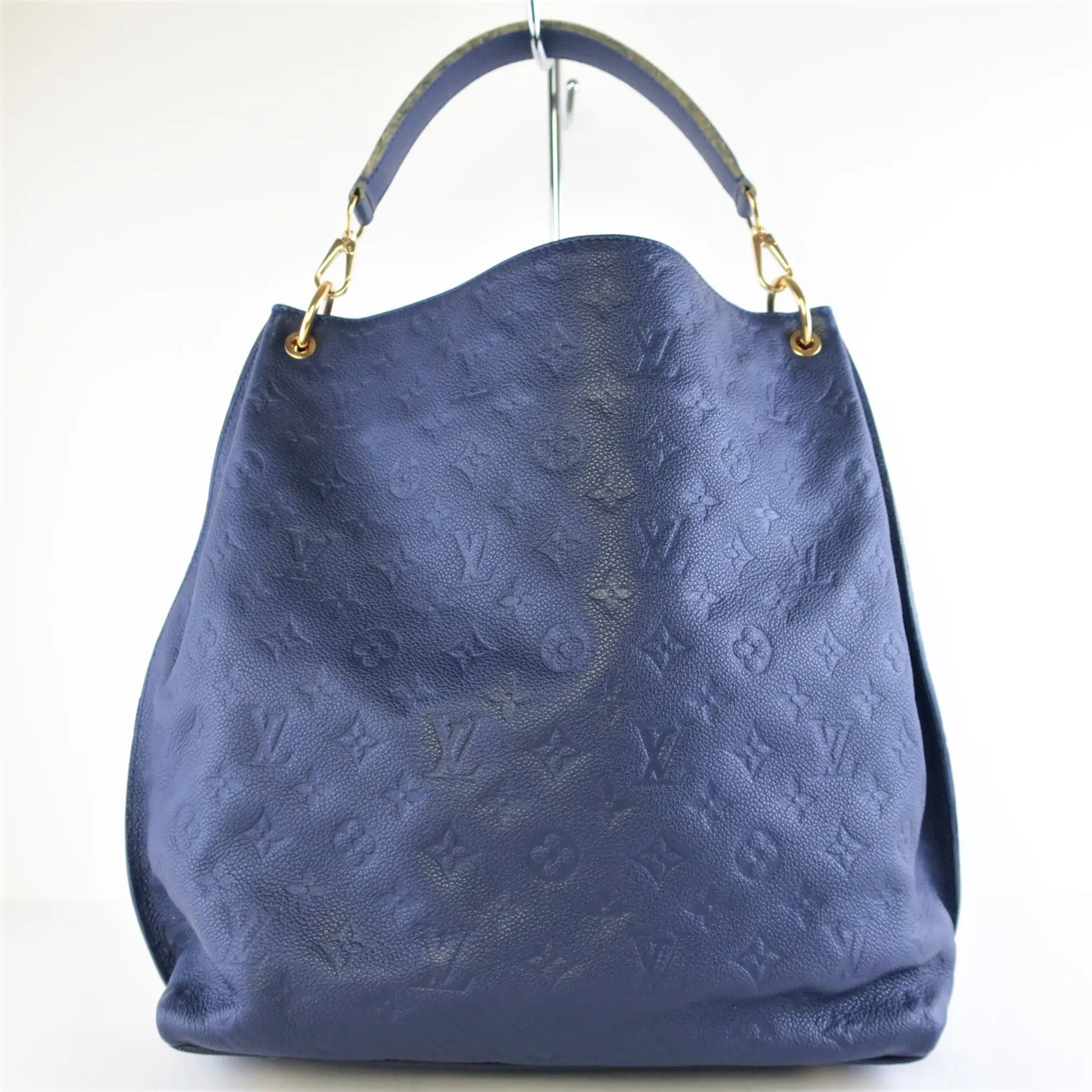 Louis Vuitton Blue Monogram Empreinte Metis Hobo Bag - Image 5