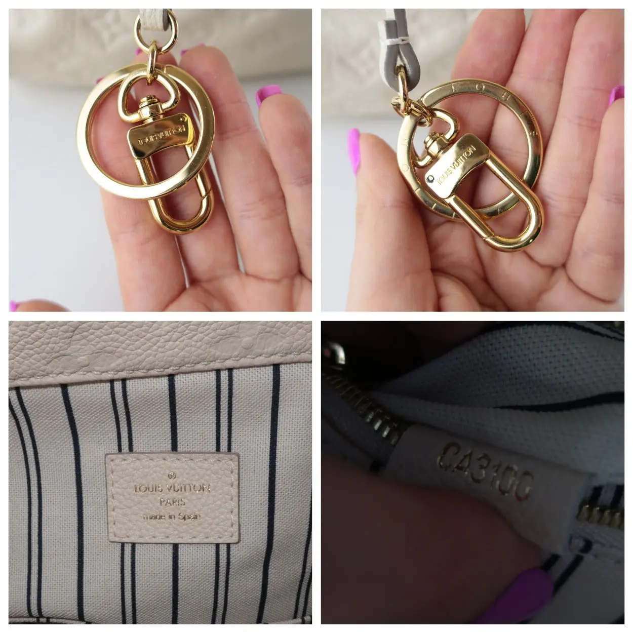 Louis Vuitton Monogram Empreinte Neige Artsy MM Bag - Image 10