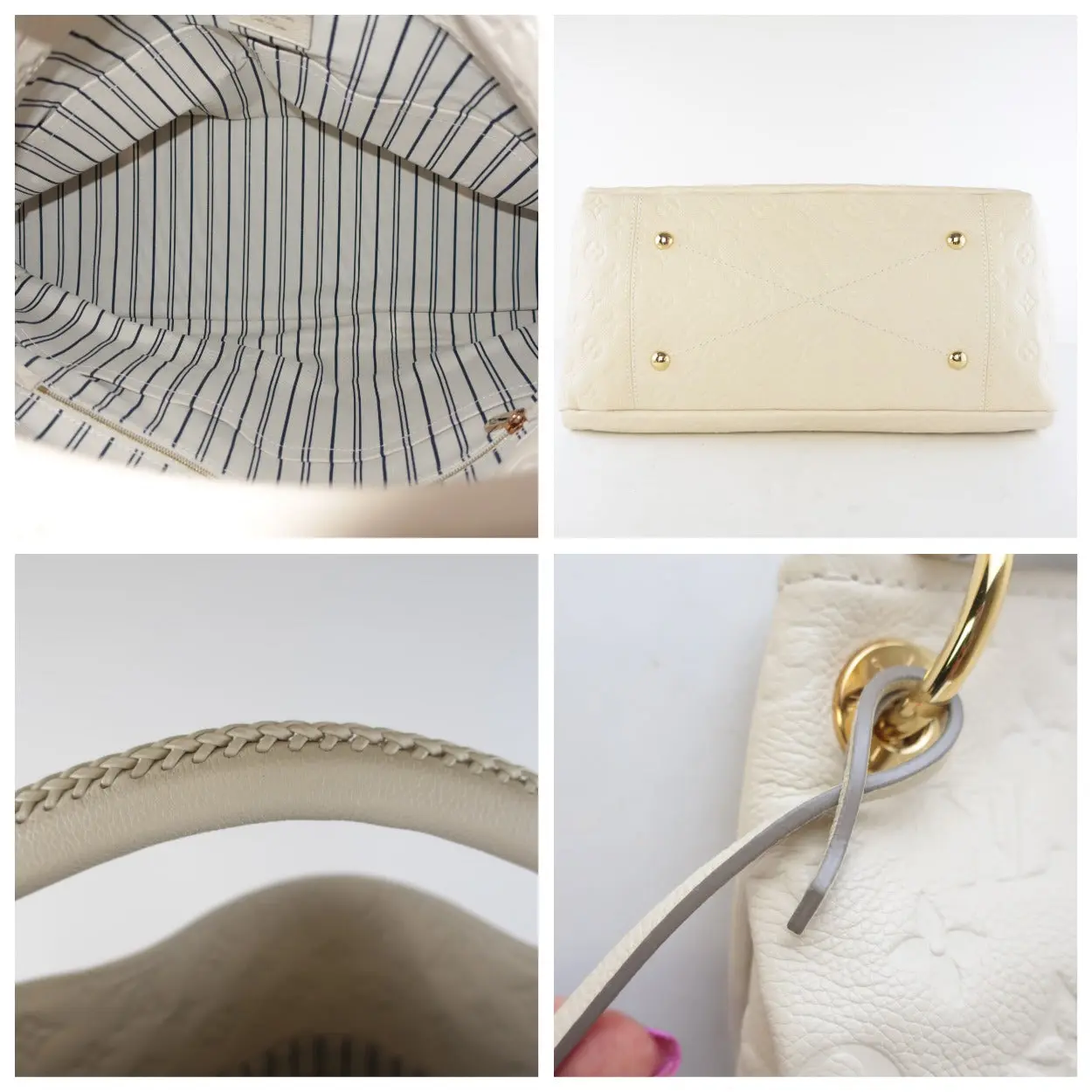Louis Vuitton Monogram Empreinte Neige Artsy MM Bag - Image 11