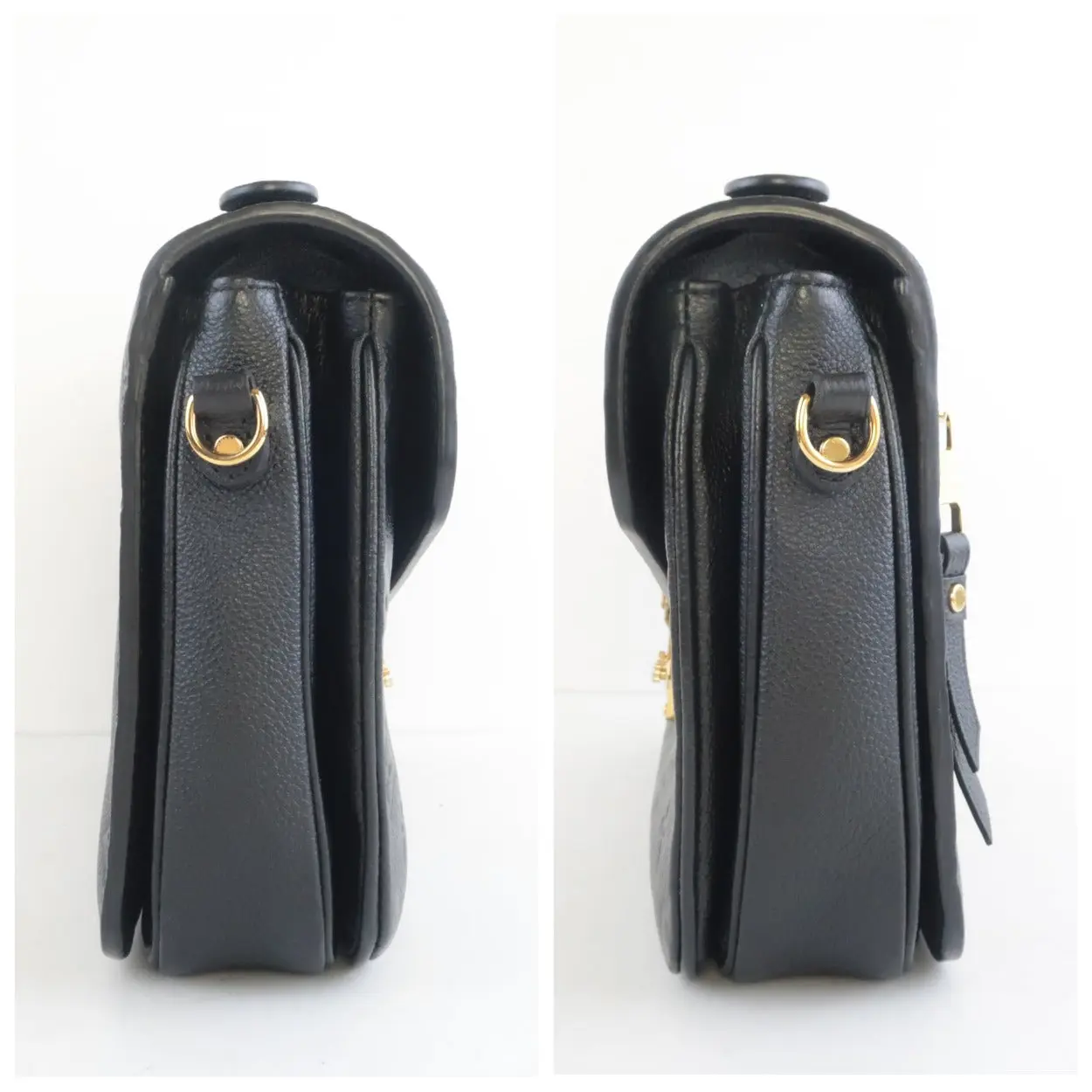 Louis Vuitton Monogram Empreinte Noir Pochette Metis Crossbody Bag - Image 10