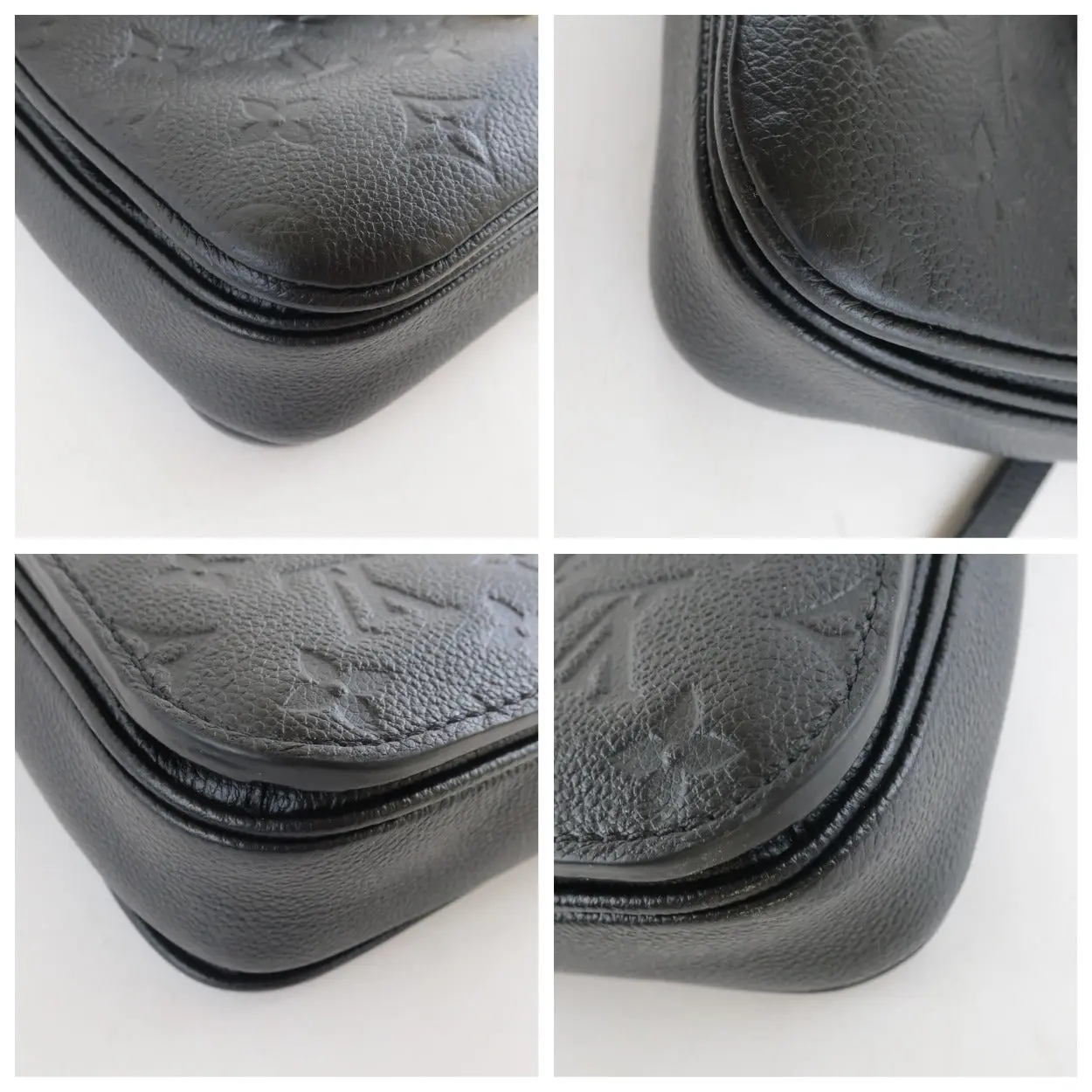 Louis Vuitton Monogram Empreinte Noir Pochette Metis Crossbody Bag - Image 11