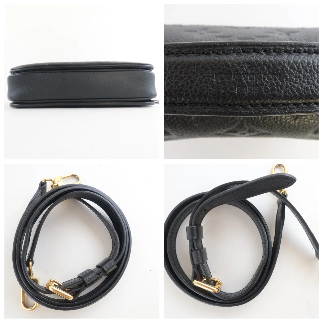 Louis Vuitton Monogram Empreinte Noir Pochette Metis Crossbody Bag - Image 9