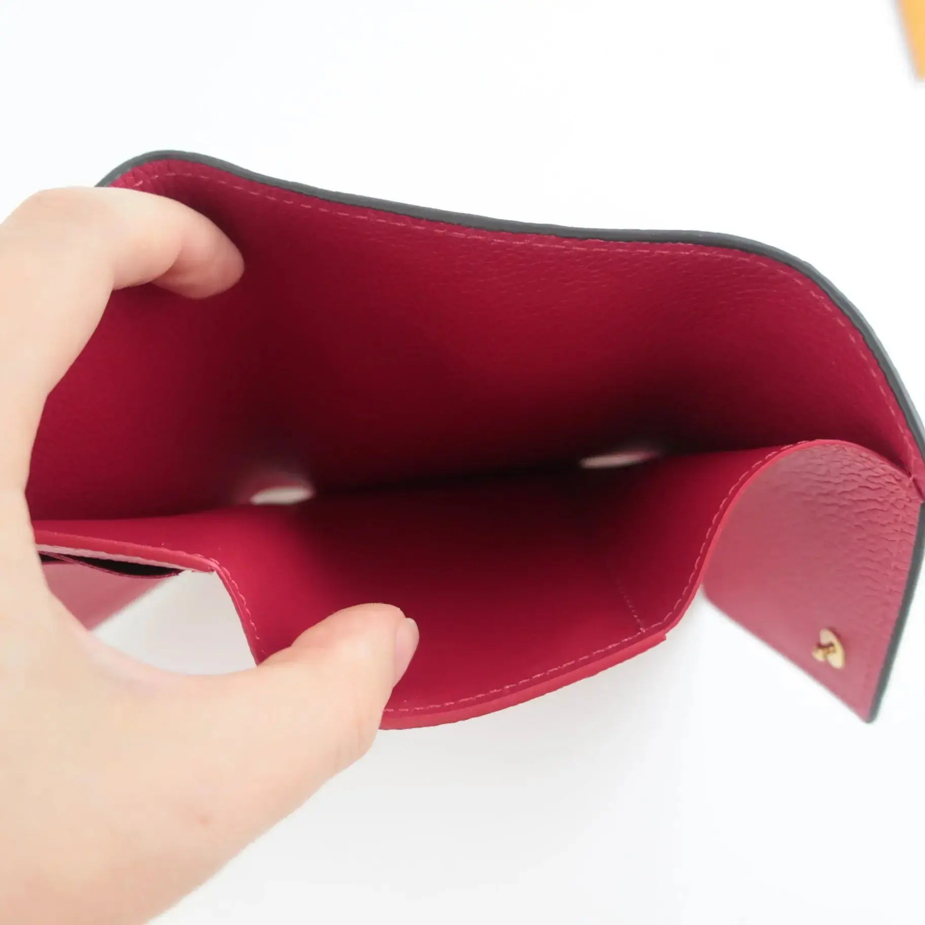 Louis Vuitton Monogram Empreinte Scarlet Victorine Wallet - Image 6